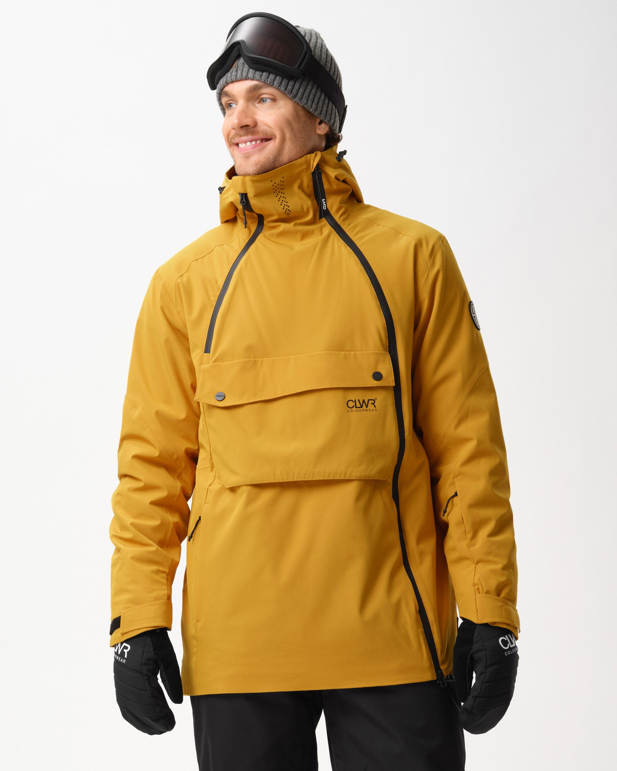 e*.様 innat anorak yellow Foil Anorak | Ski & Snowboard Anorak - Fully zipped anorak