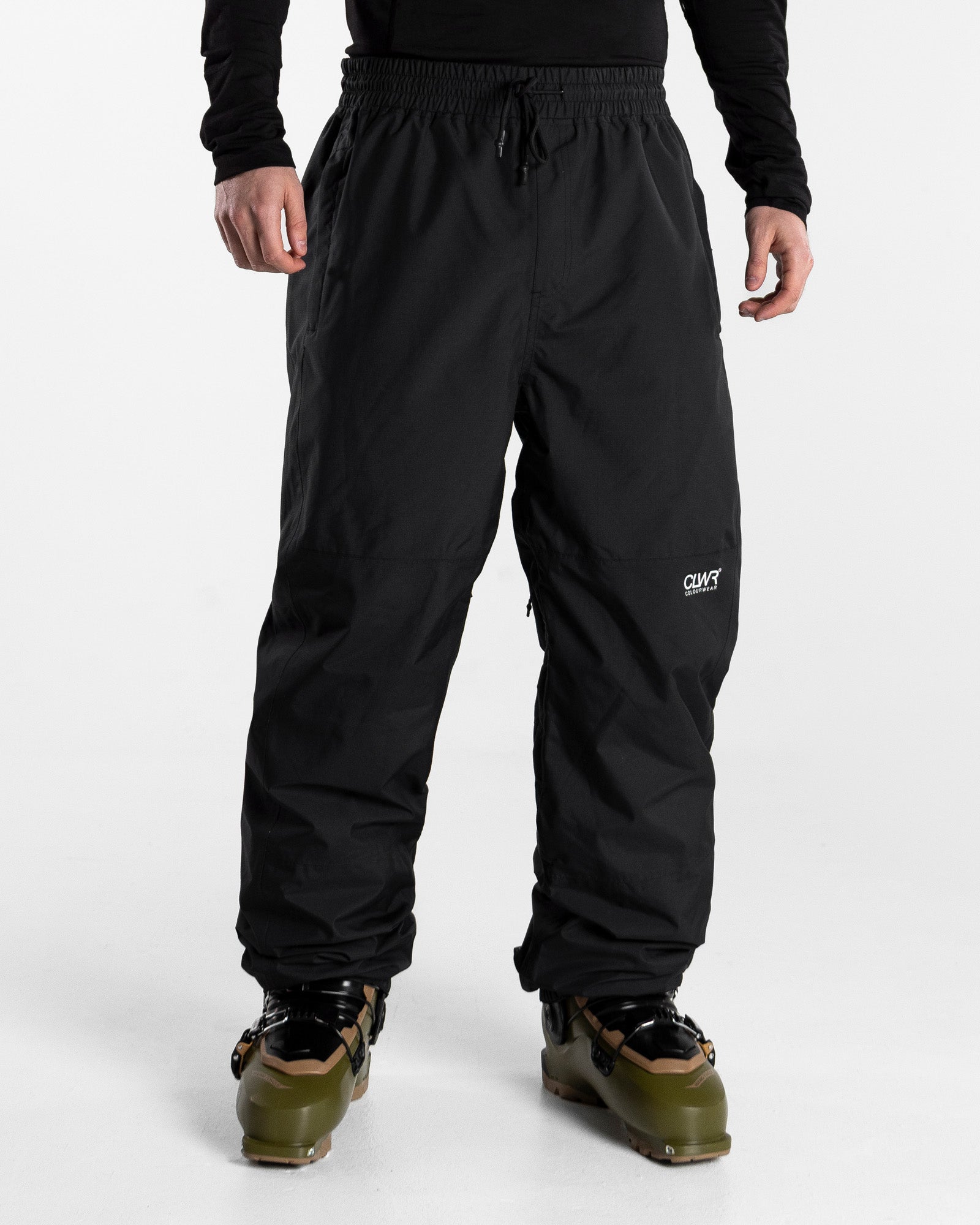 Unisex Knox Snowboard Pants – Black | Loose Fit Snowboard & Ski