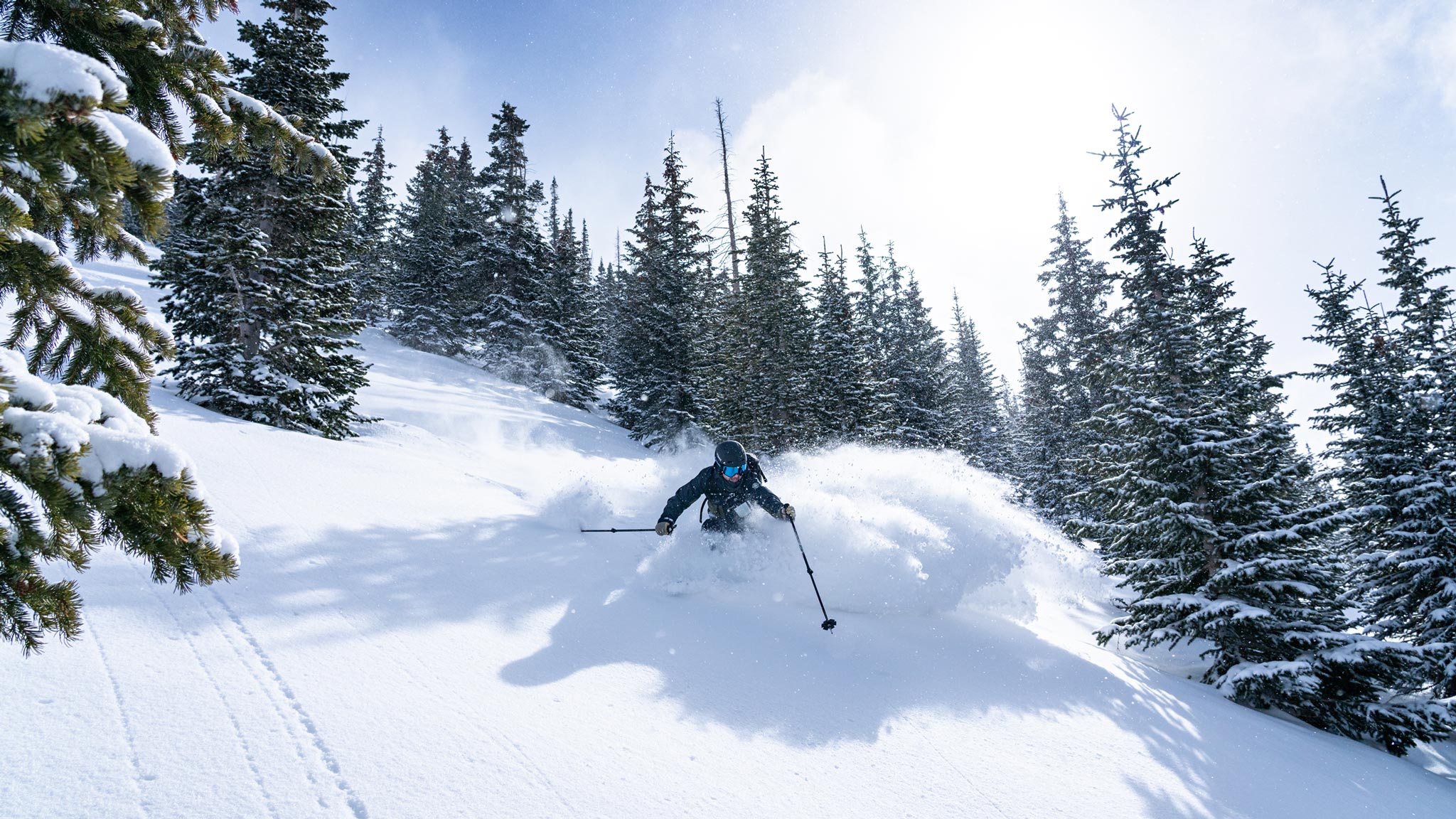 Skiing the golden circle of West USA (part 1)