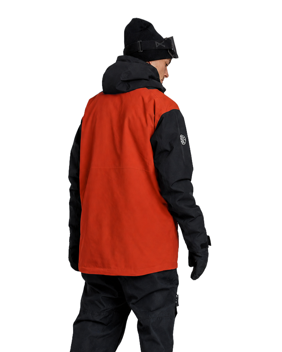 Block Jacket Men - Orange