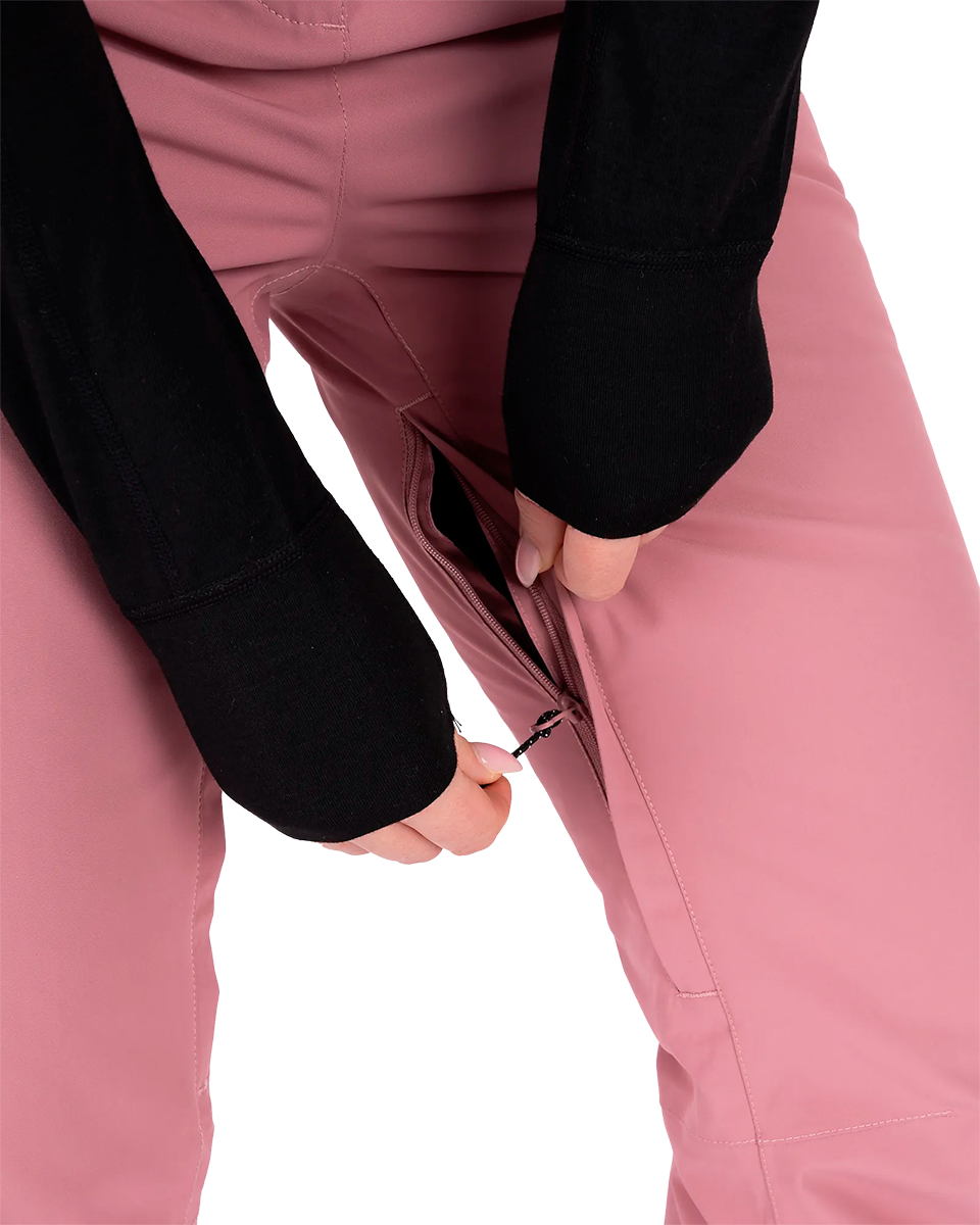 Cork Ski Pants Women - Dark rose