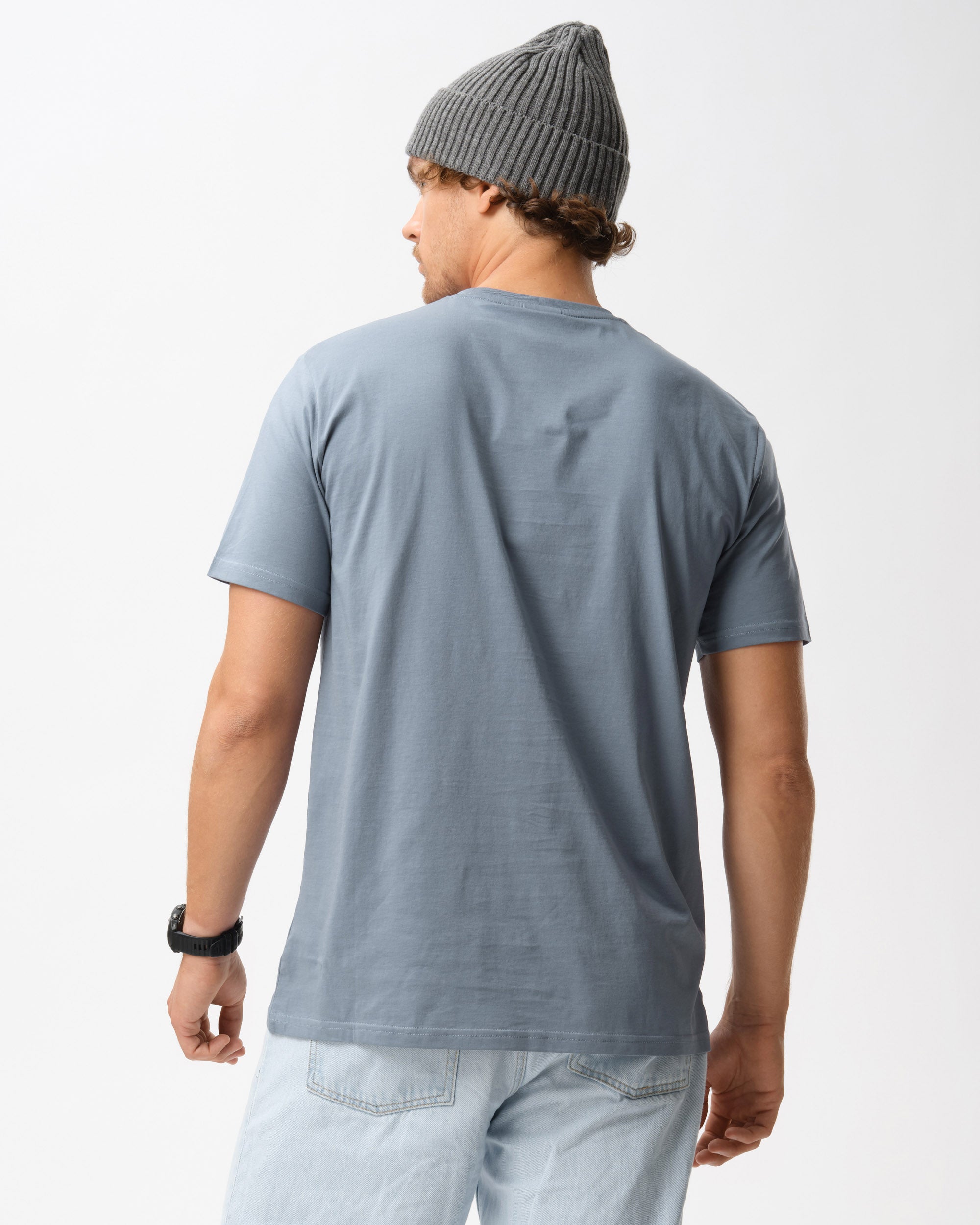 Core Tee - Grey Blue