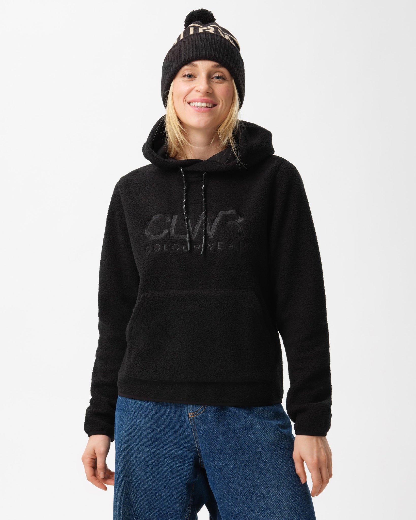 Teddy Fleece Hood Stylish Cozy Fleece Hoodie Colourwear