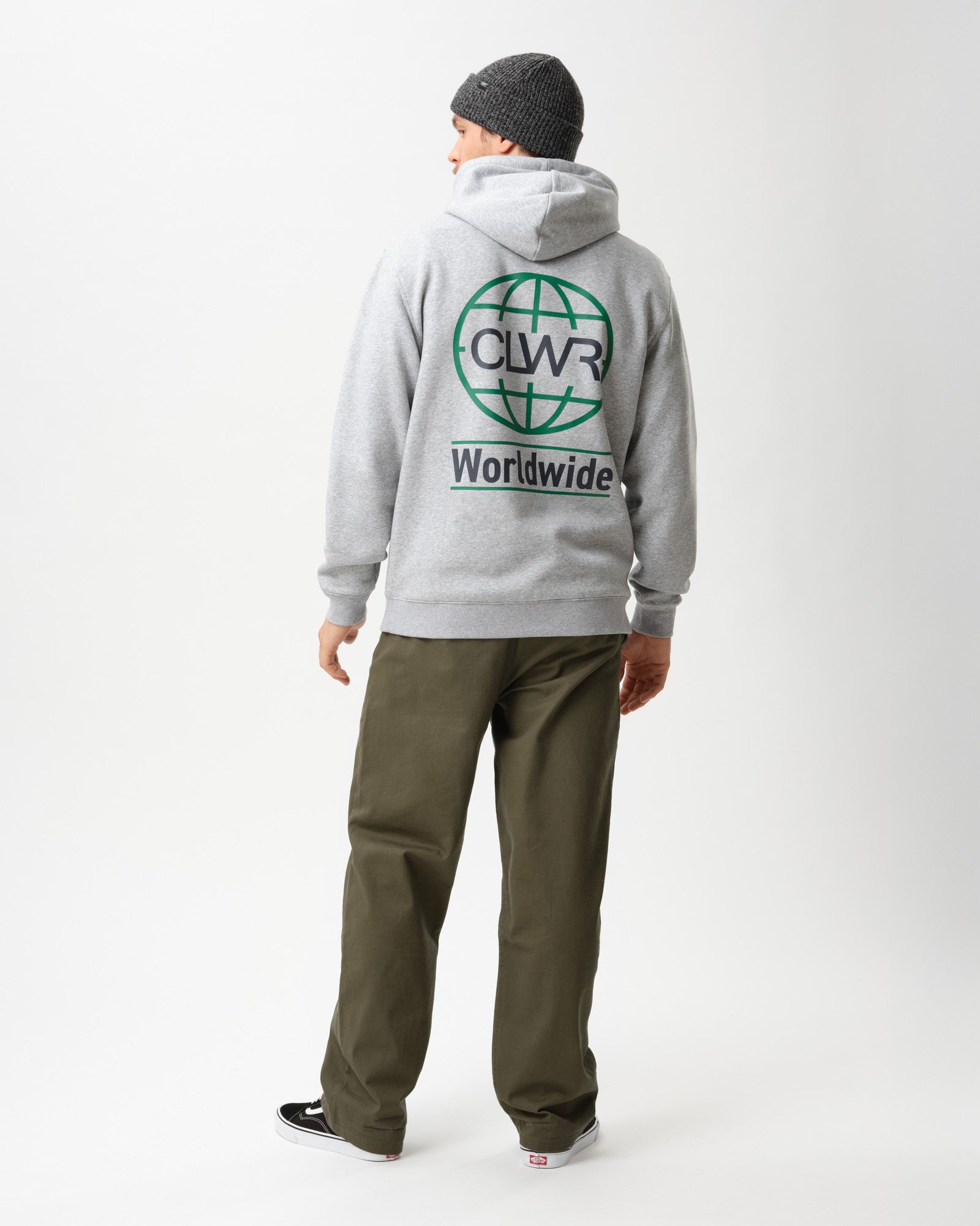 Zick Zip Hood - Gråmelerad