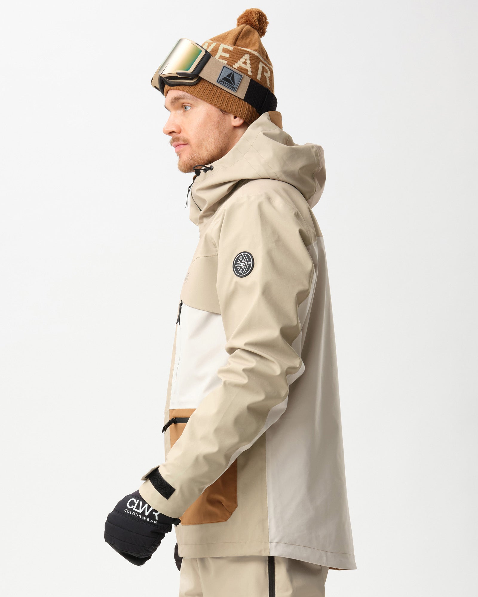 Men's Transfer 3L Jacket – Sand | Technical Ski & Snowboard
