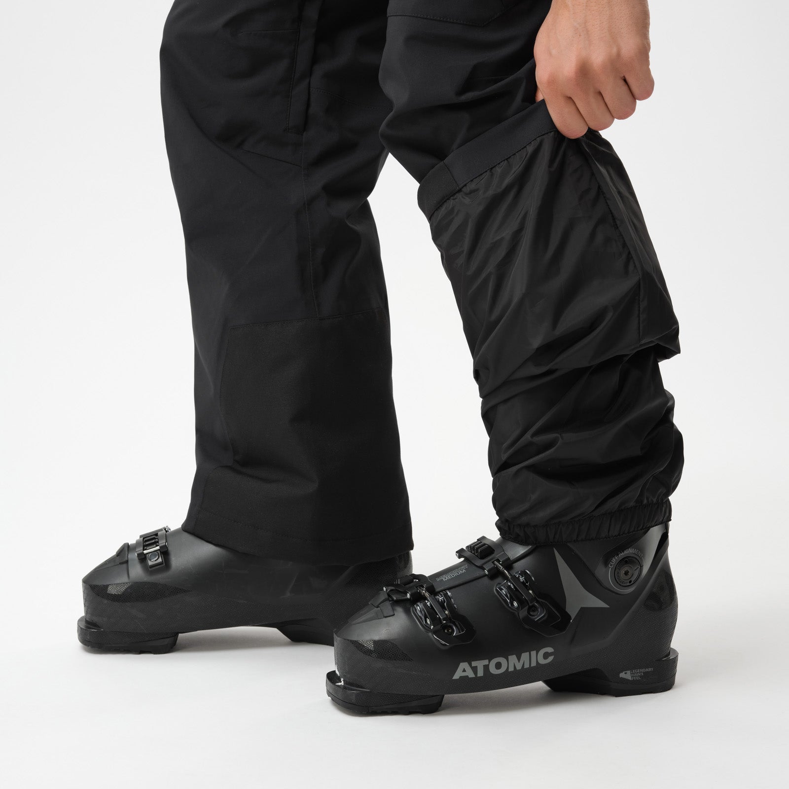 Elastic snow gaiters