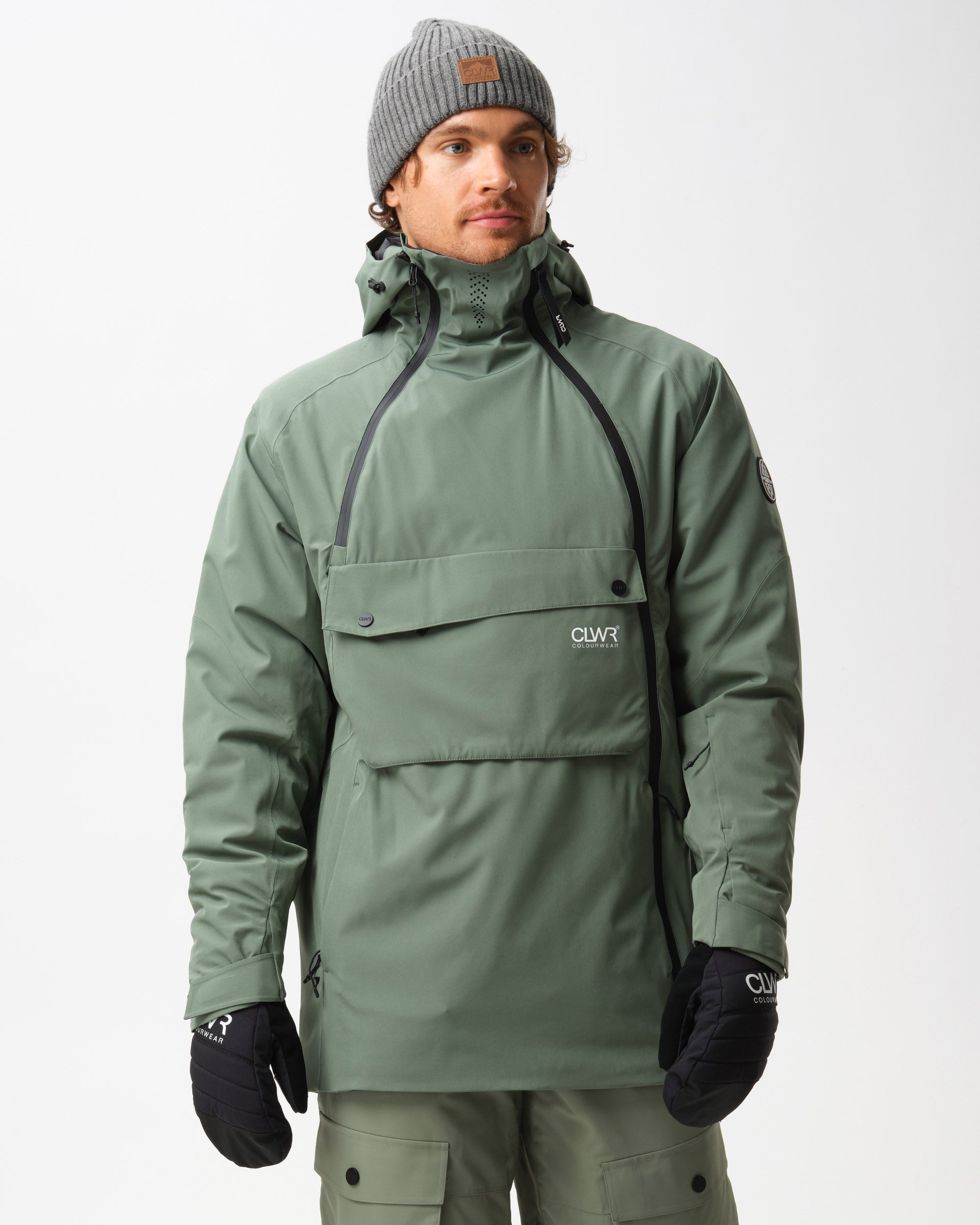 Foil Anorak Ski Snowboard Anorak Fully zipped anorak