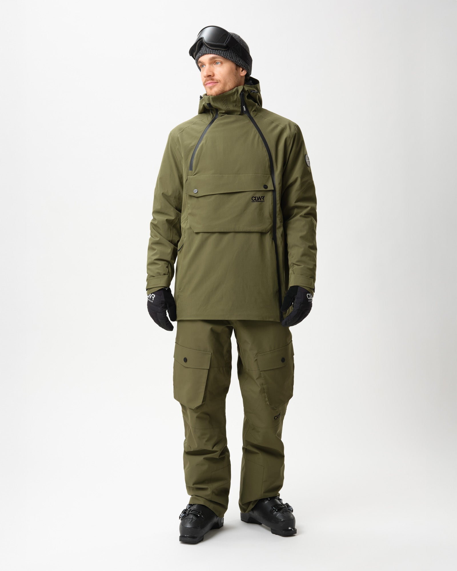 Foil Anorak Men - Dark Olive