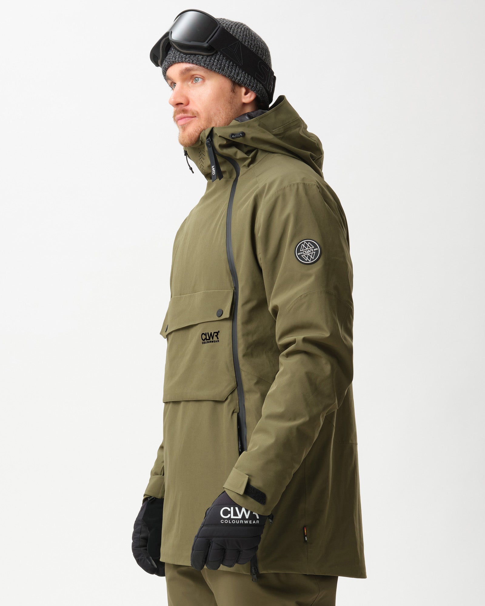 Foil Anorak Men - Dark Olive