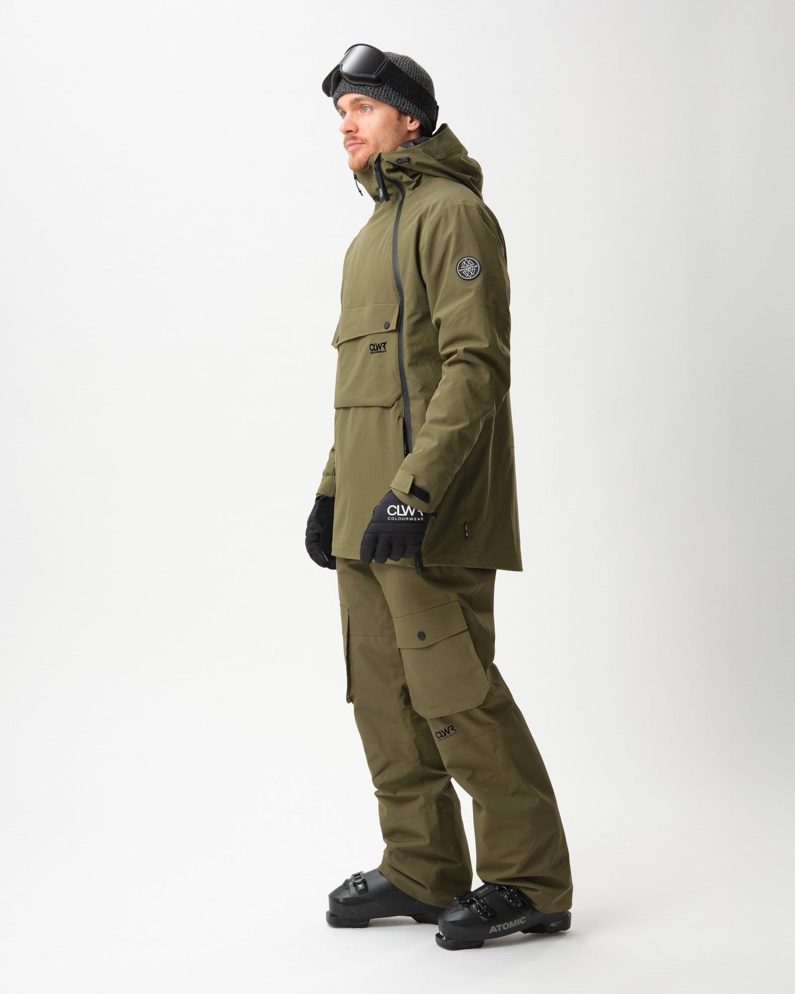 Foil Anorak Men - Dark Olive