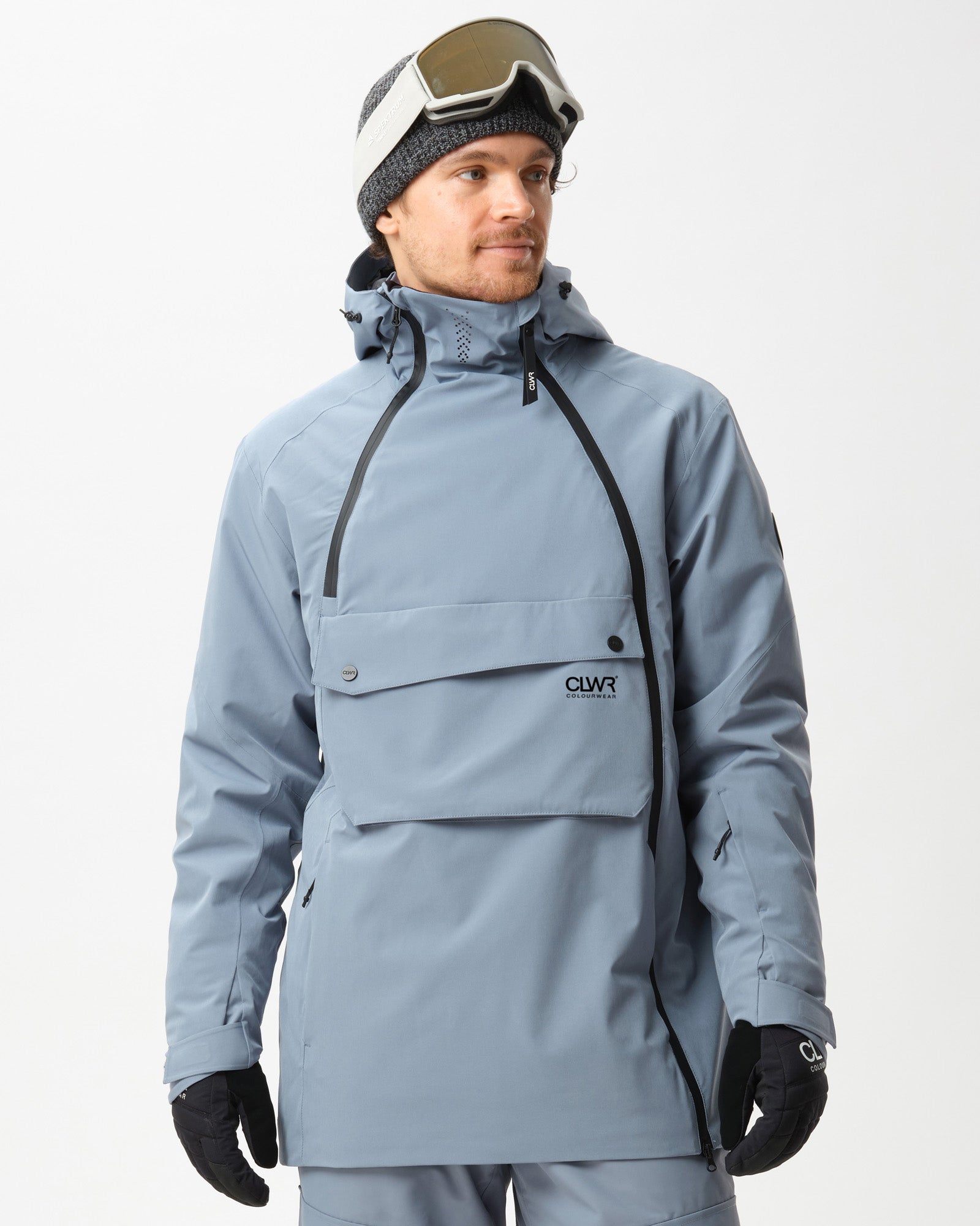 Foil Anorak Men - Grey Blue