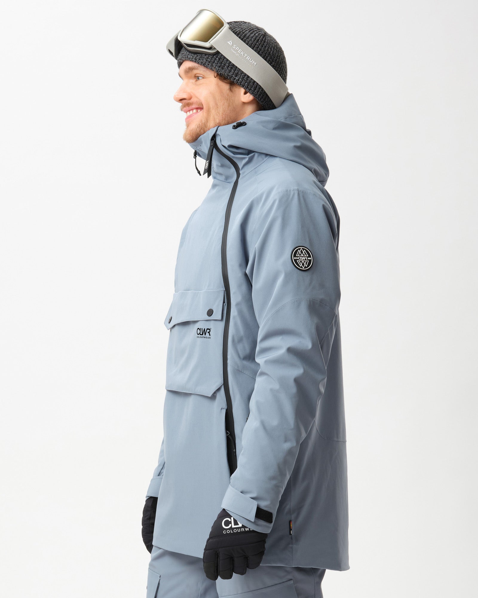 Foil Anorak Men - Grey Blue