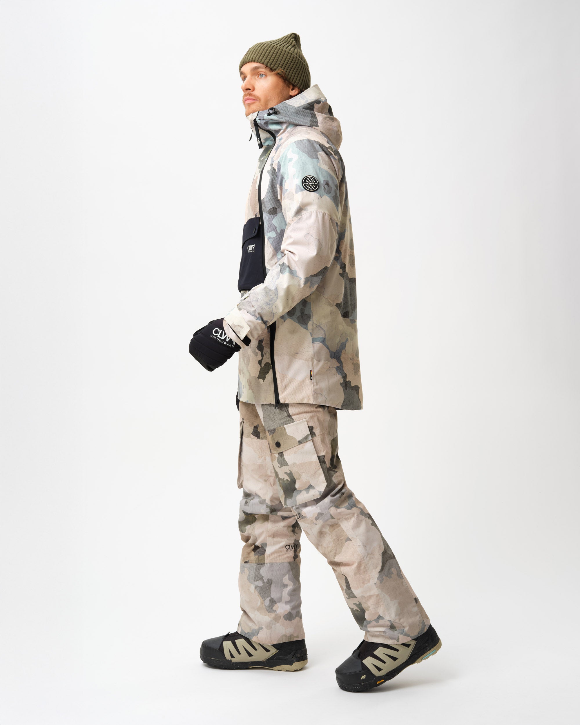 Foil Anorak Men - Water Camo