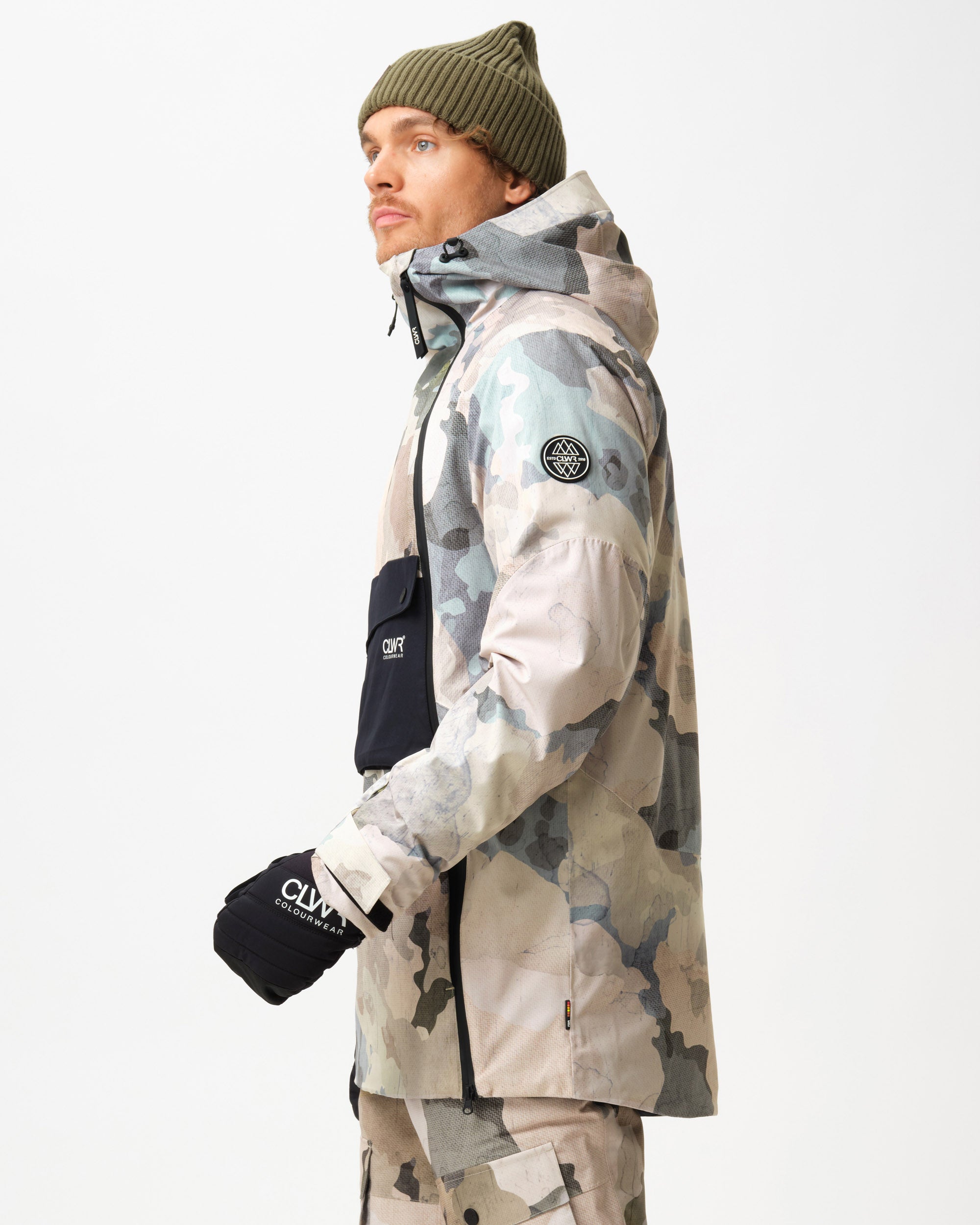 Foil Anorak Men - Water Camo