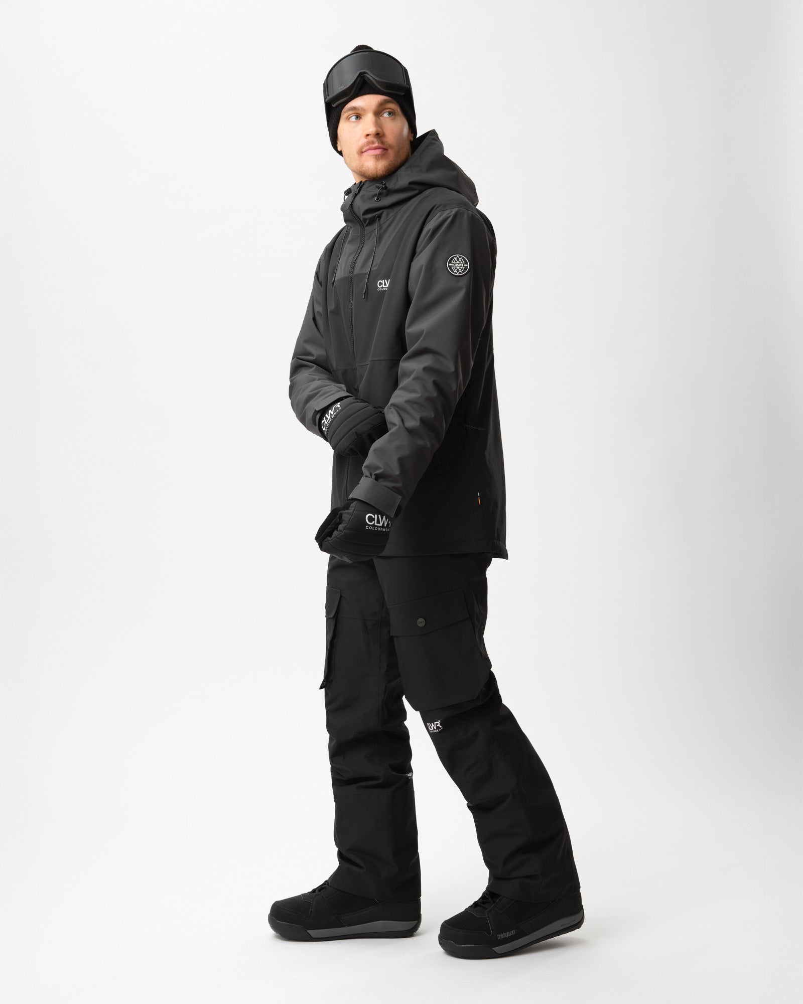 Block Jacket Herr - Svart