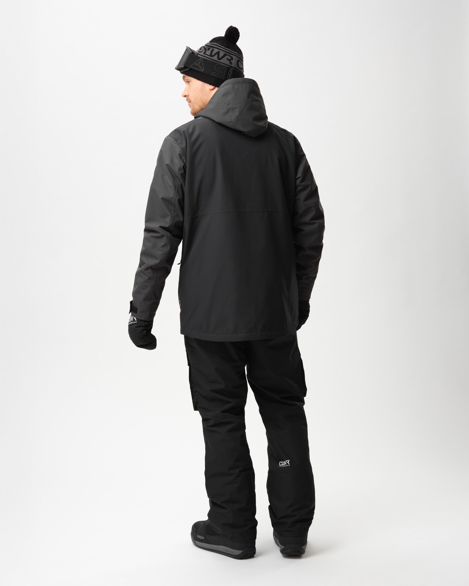 Men's Block Ski Jacket – Black | All-Mountain Waterproof Snow