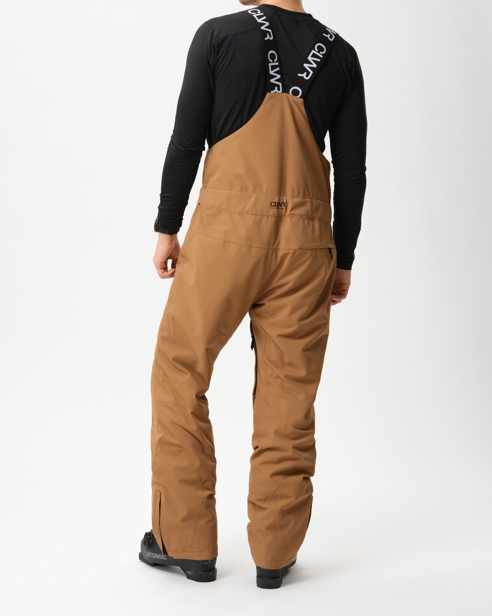 Men's Slash Bib Pants – Workwear Brown | Waterproof Ski