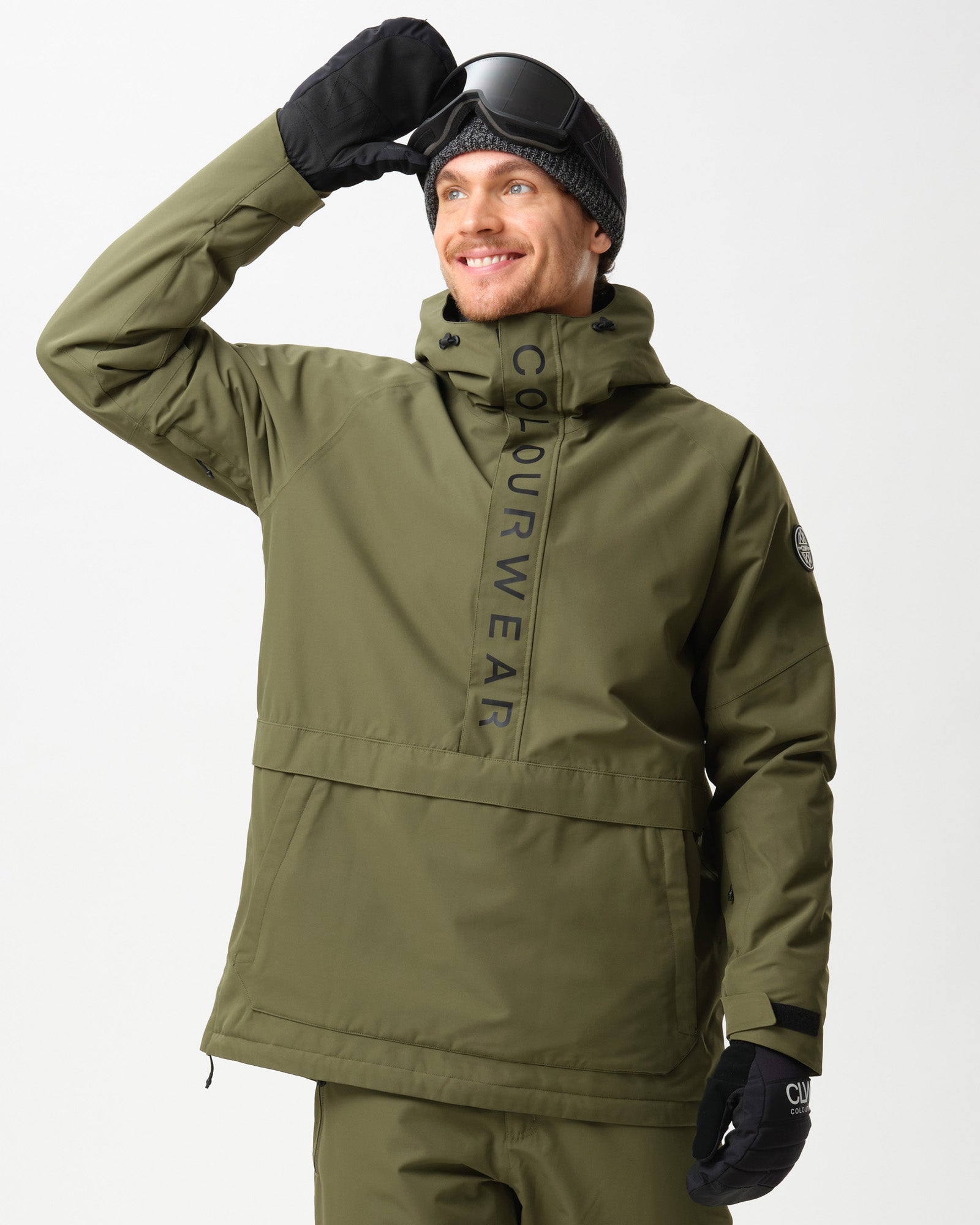 Signature Anorak Men - Dark Olive