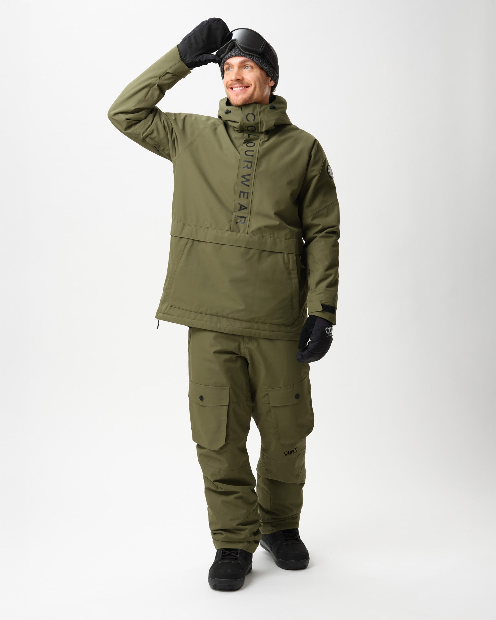 Signature Anorak Men - Dark Olive