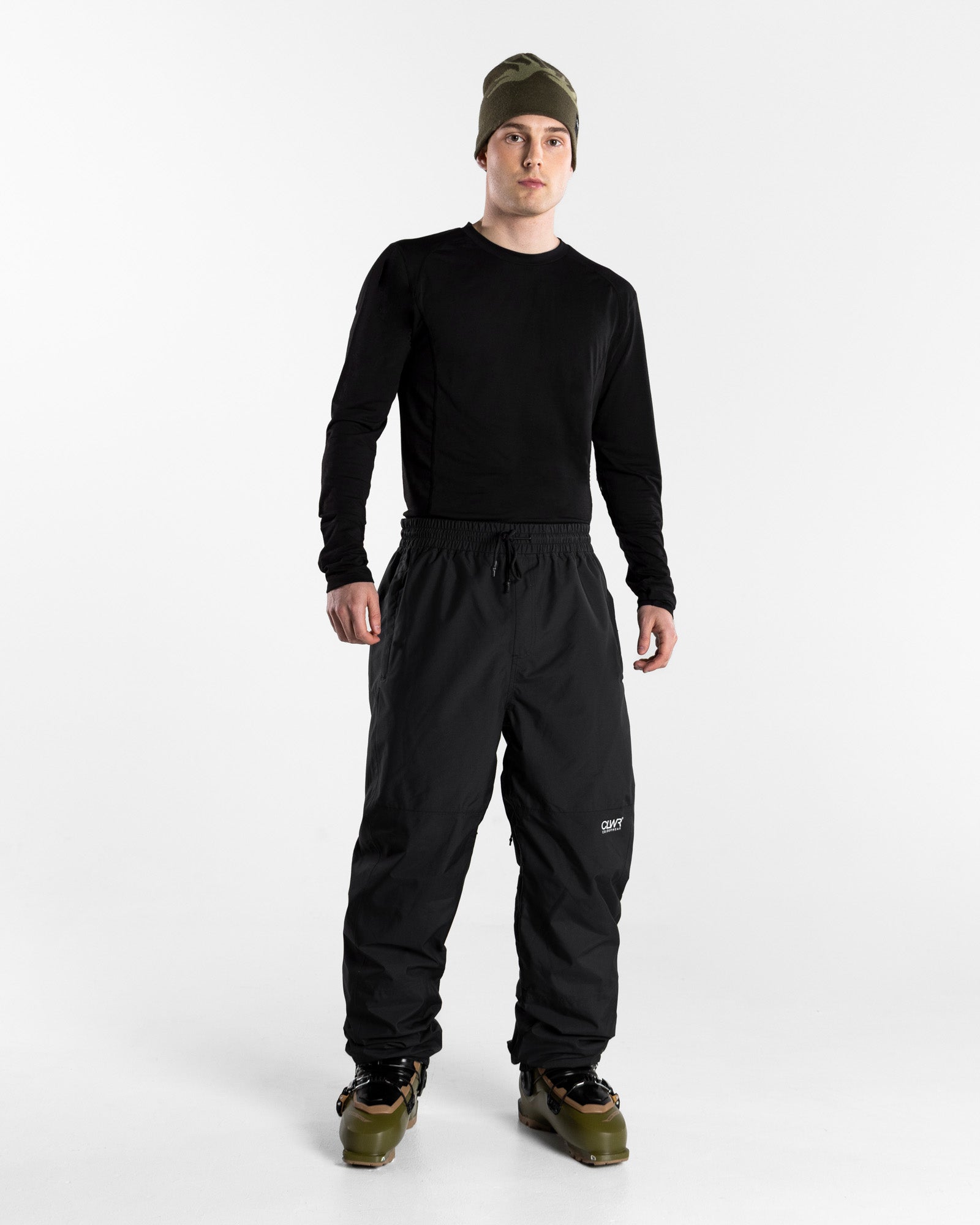 Unisex Knox Snowboard Pants – Black | Loose Fit Snowboard & Ski