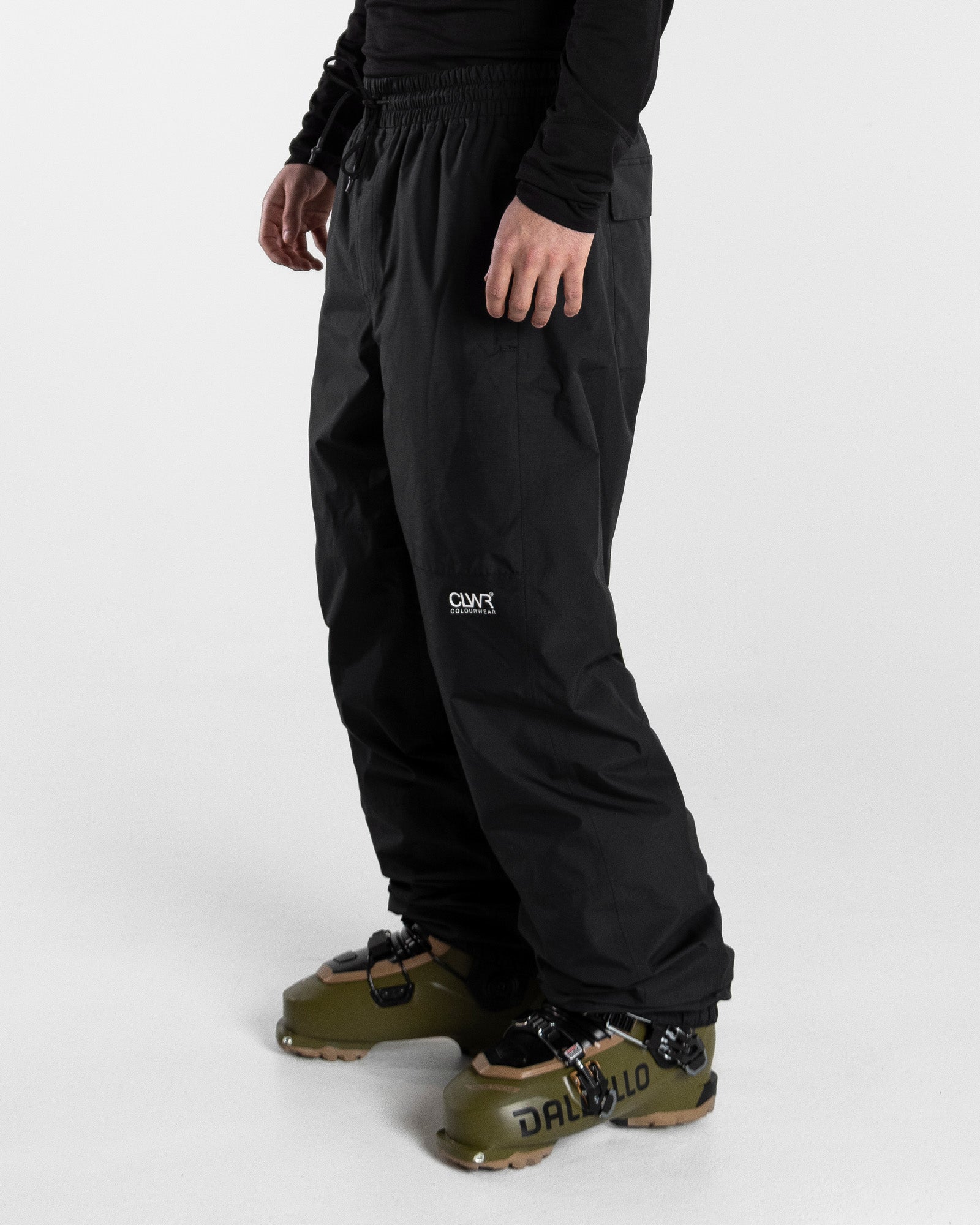 Unisex Knox Snowboard Pants – Black | Loose Fit Snowboard & Ski
