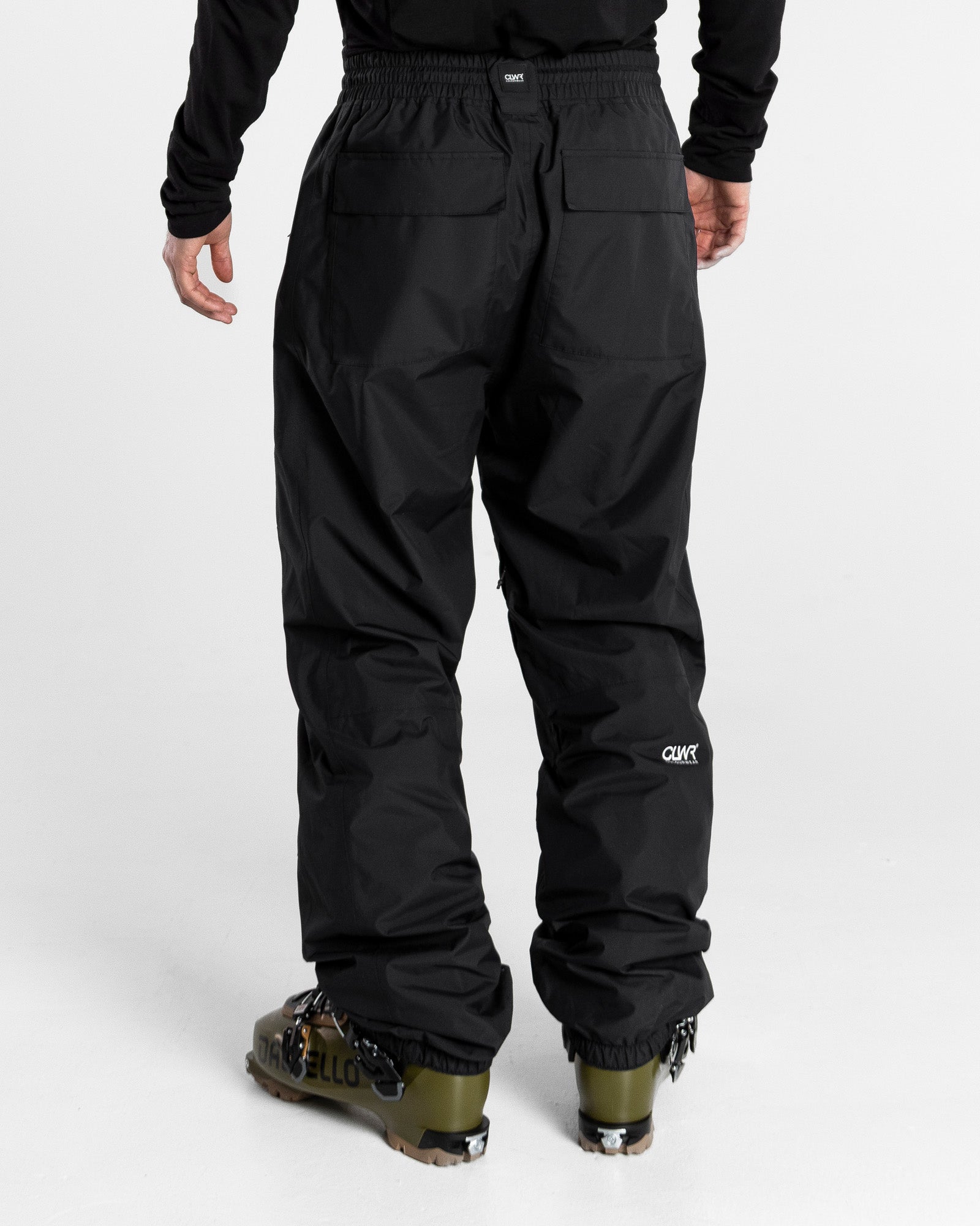 スノーボード PANTS BLACK LEATHER Unisex Knox Snowboard Pants – Black | Loose Fit Snowboard & Ski