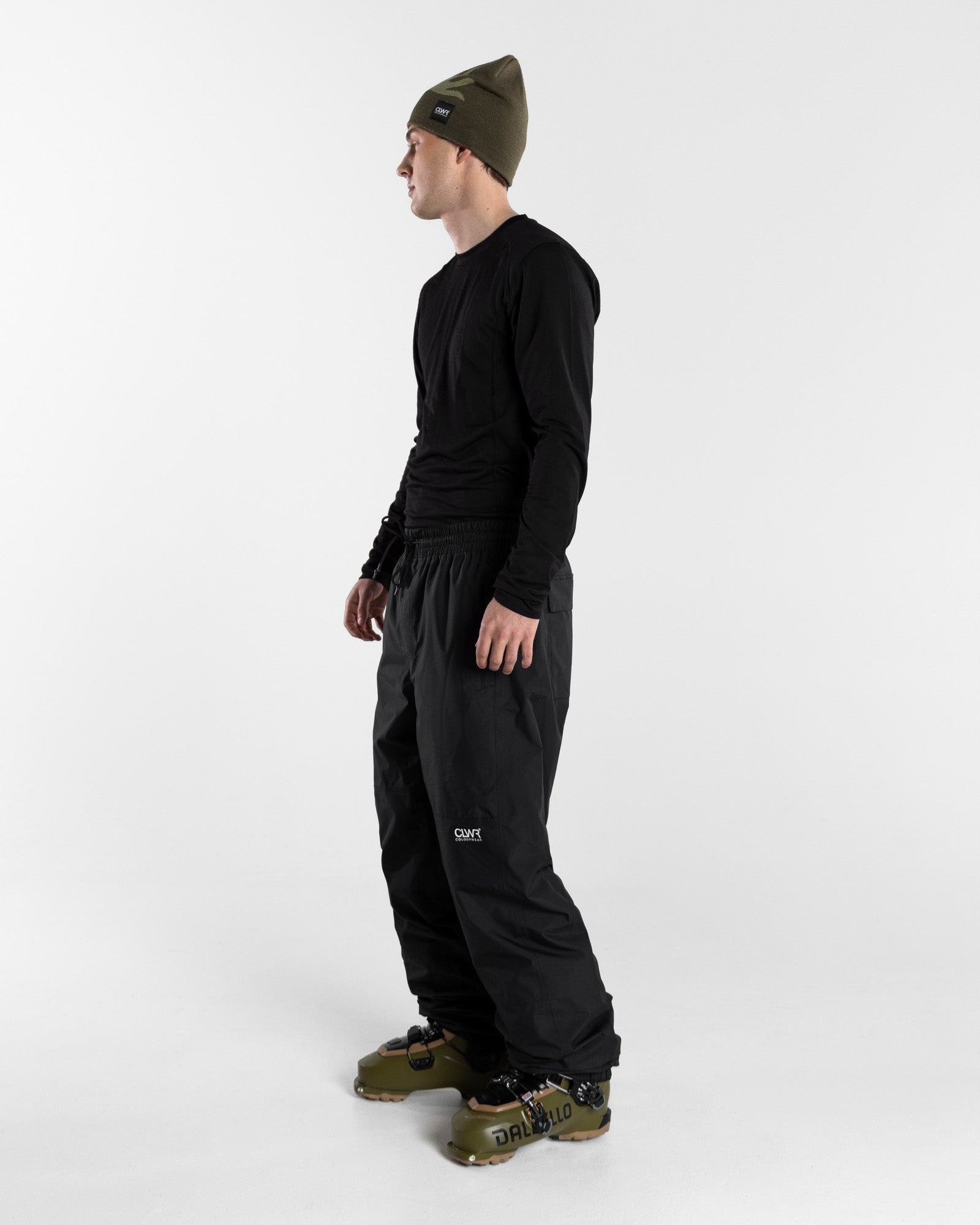 Unisex Knox Snowboard Pants – Black | Loose Fit Snowboard & Ski
