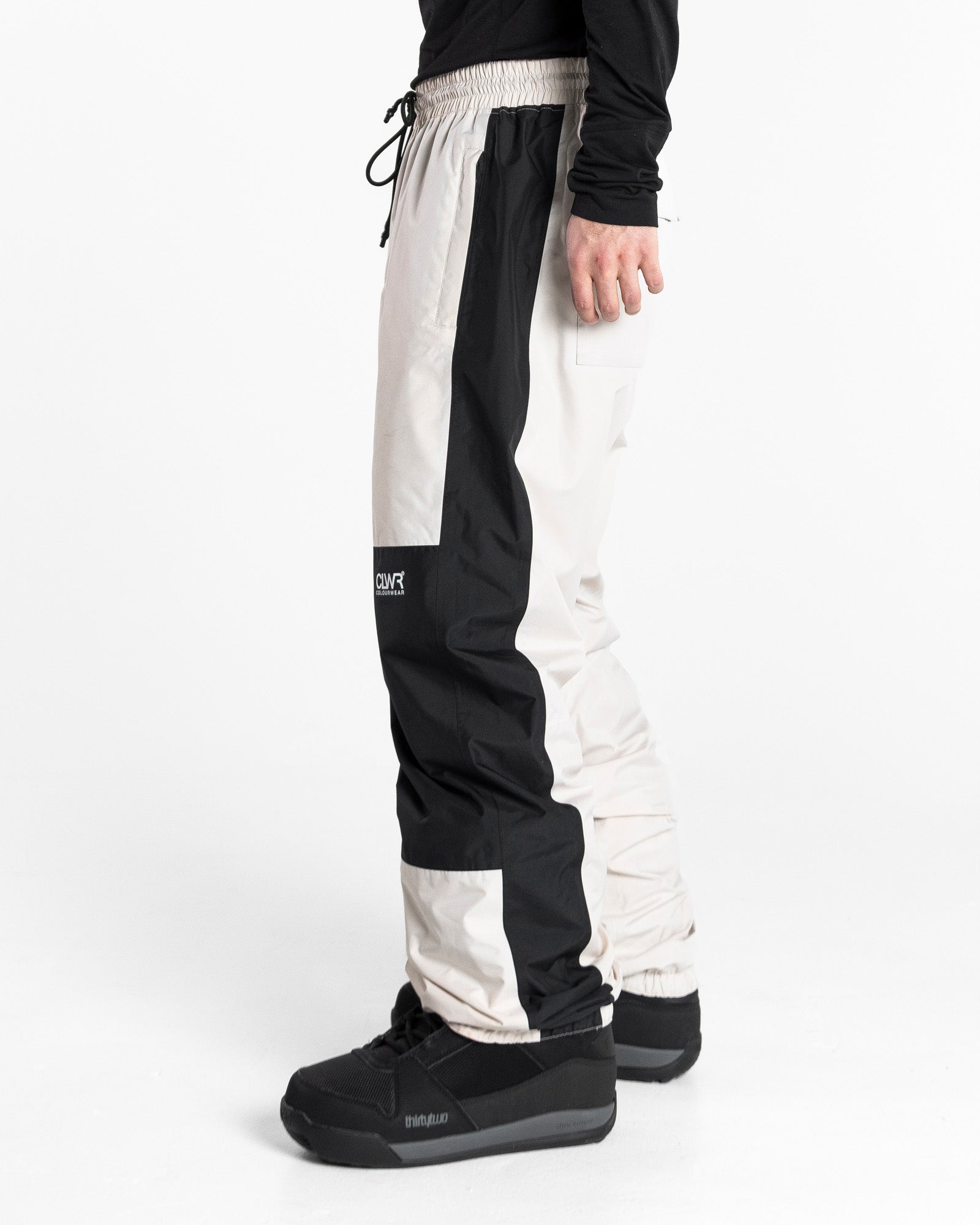 Unisex Knox Snowboard Pants – Off White Retro-Style Waterproof