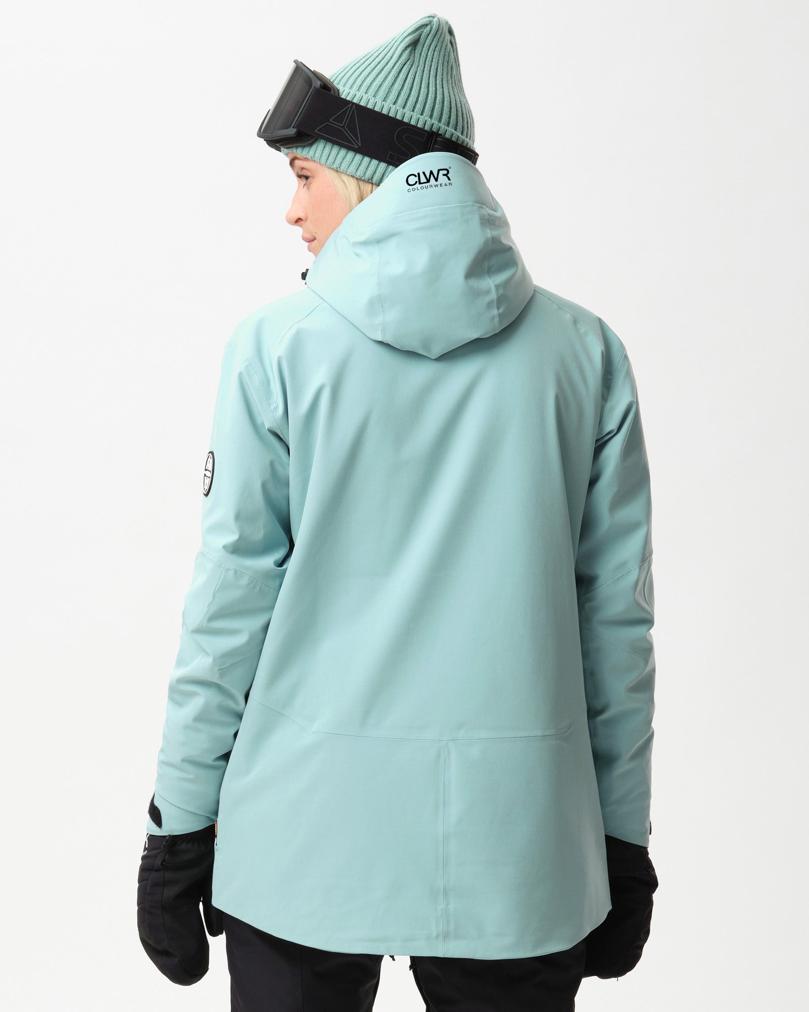 Women's Cake Anorak 2.0 – Aqua | Snowboard & Ski Pullover Jacket