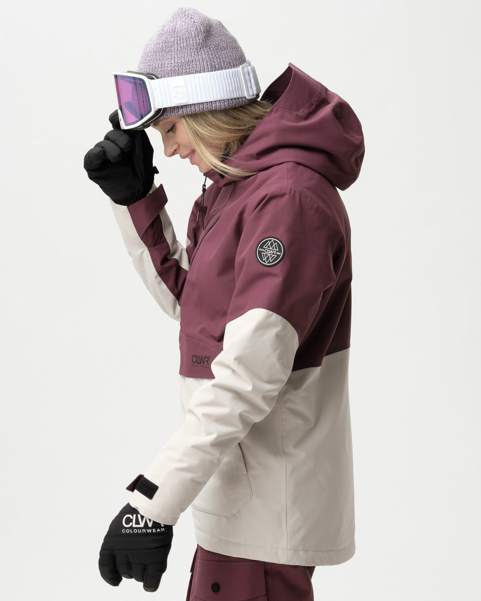 Homage Anorak 2.0 Women - Deep Cherry