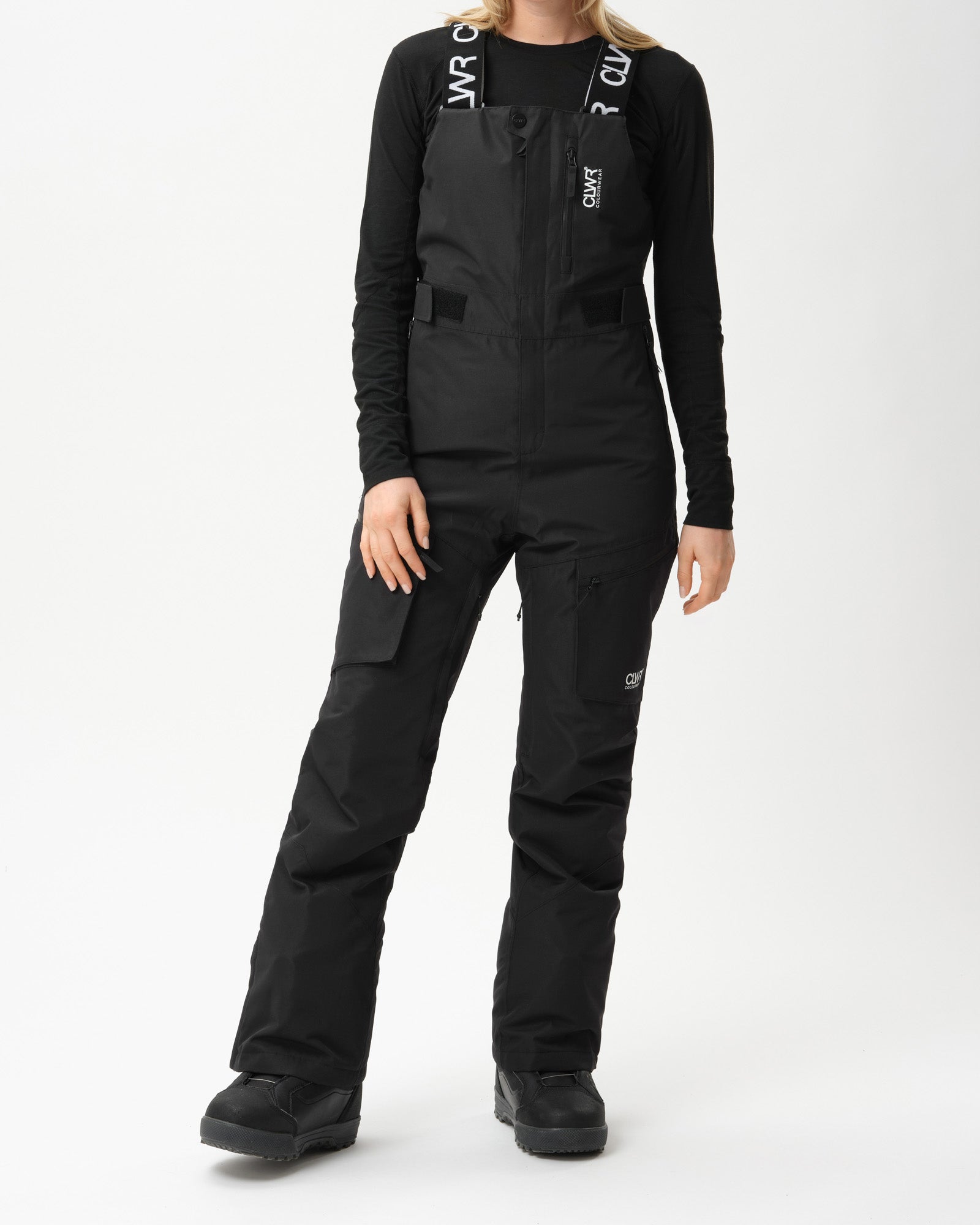 Slash BIB Ski Pants Dam - Svart