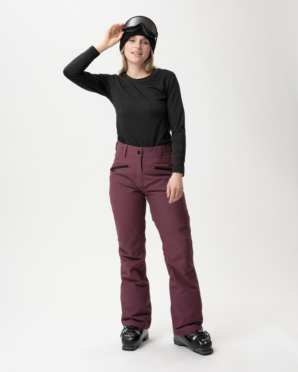 Cork Pants - Deep Cherry