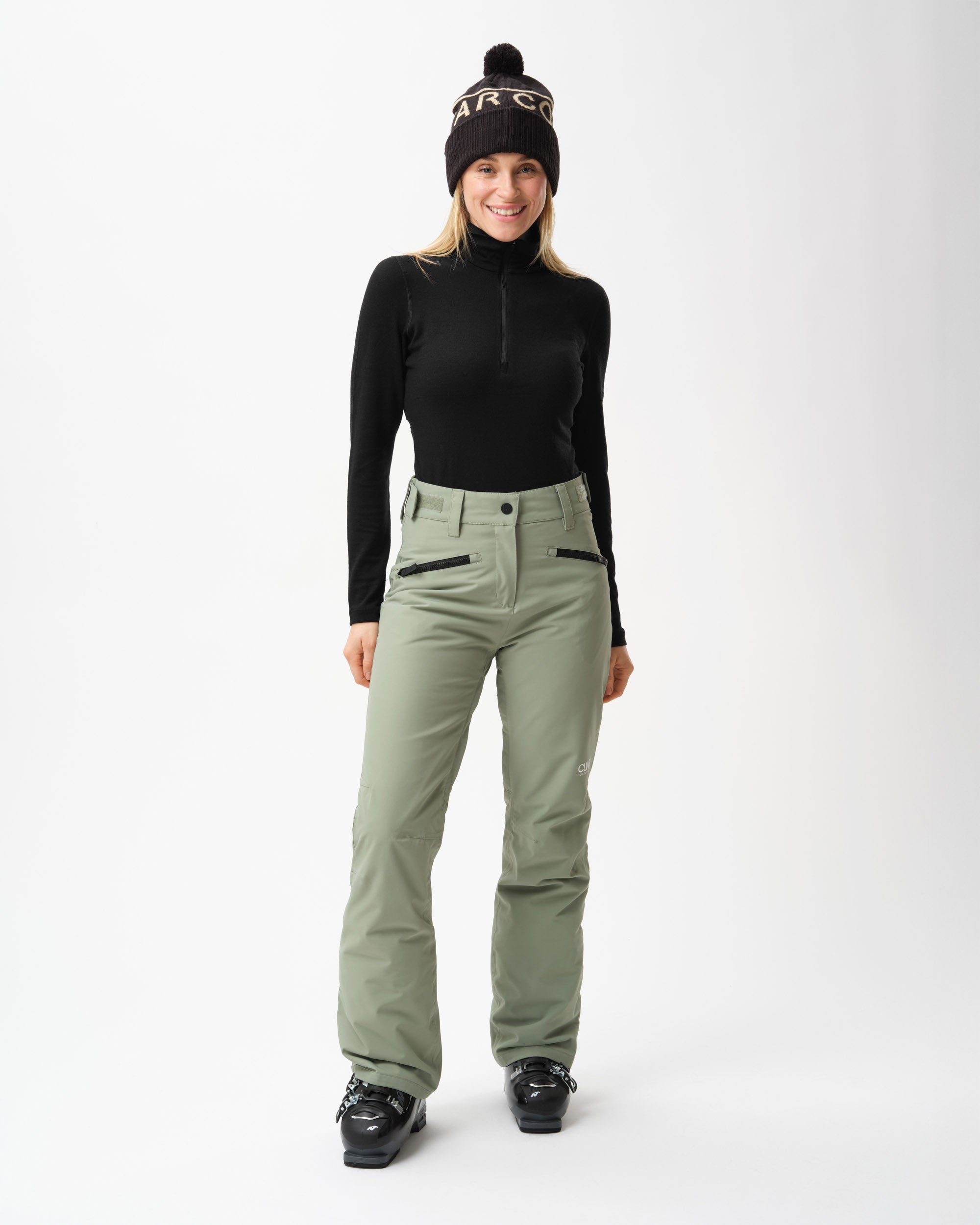 Cork Ski Pants Dam - Ljus Salvia
