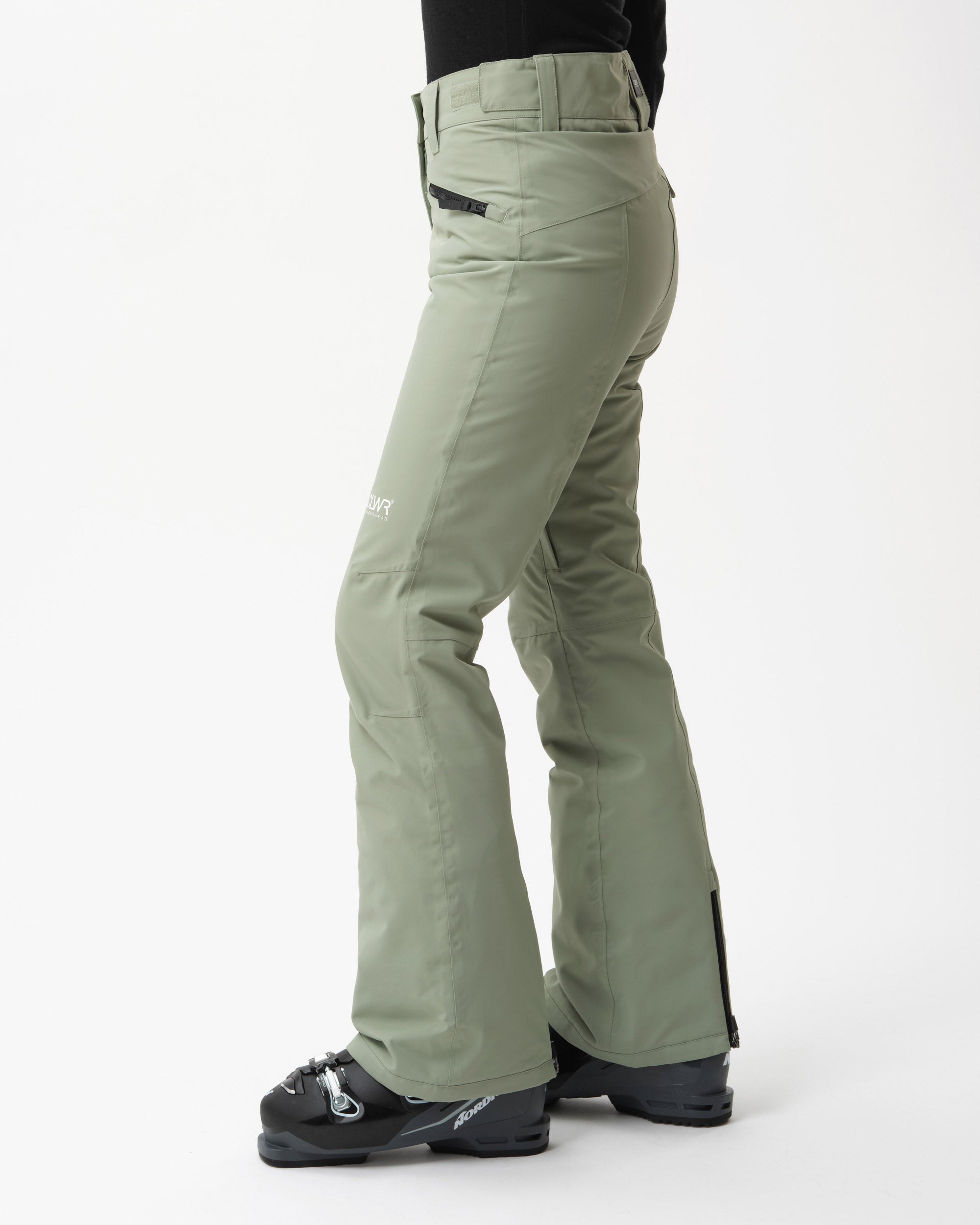 Cork Ski Pants Dam - Ljus Salvia