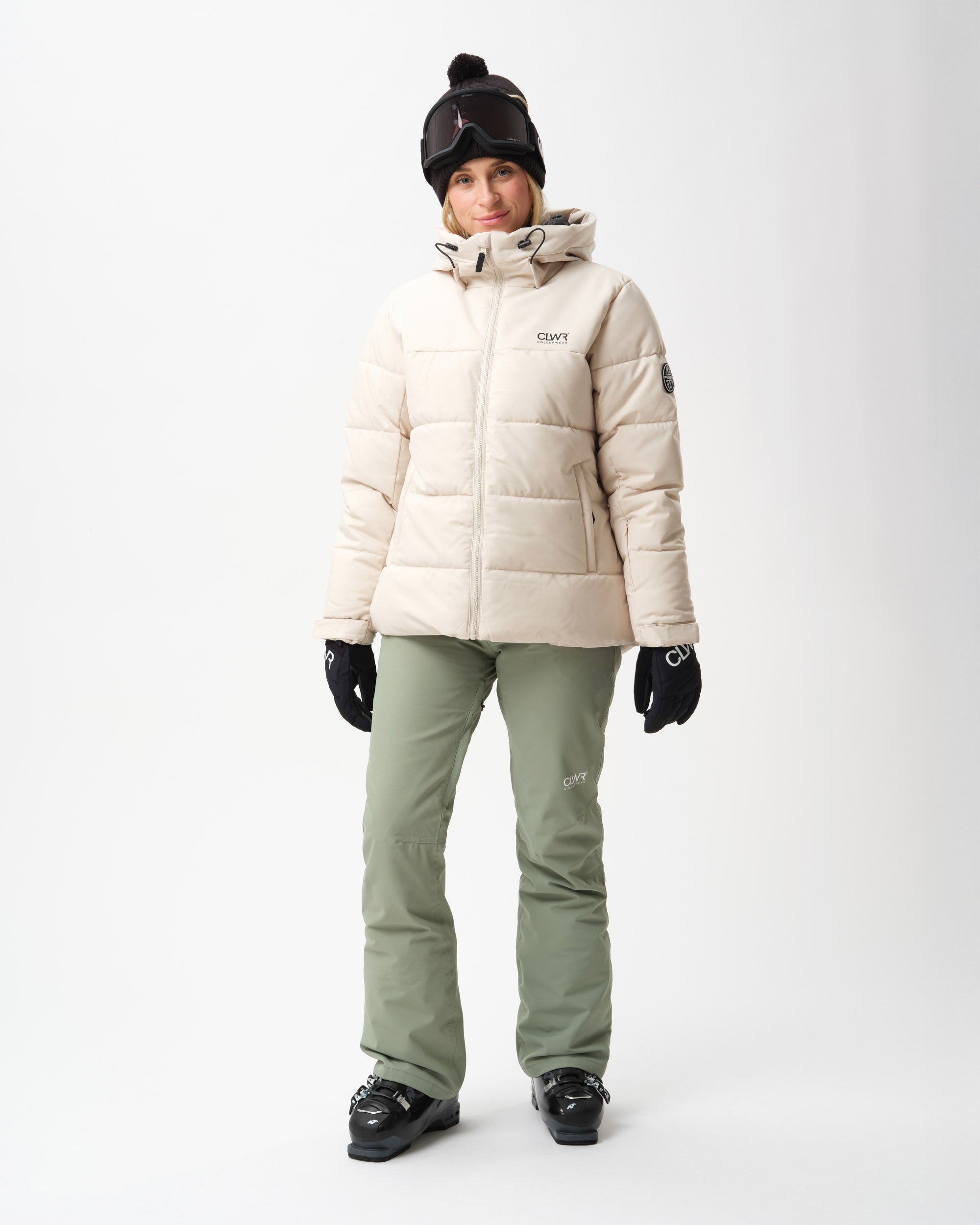 Cork Ski Pants Dam - Ljus Salvia