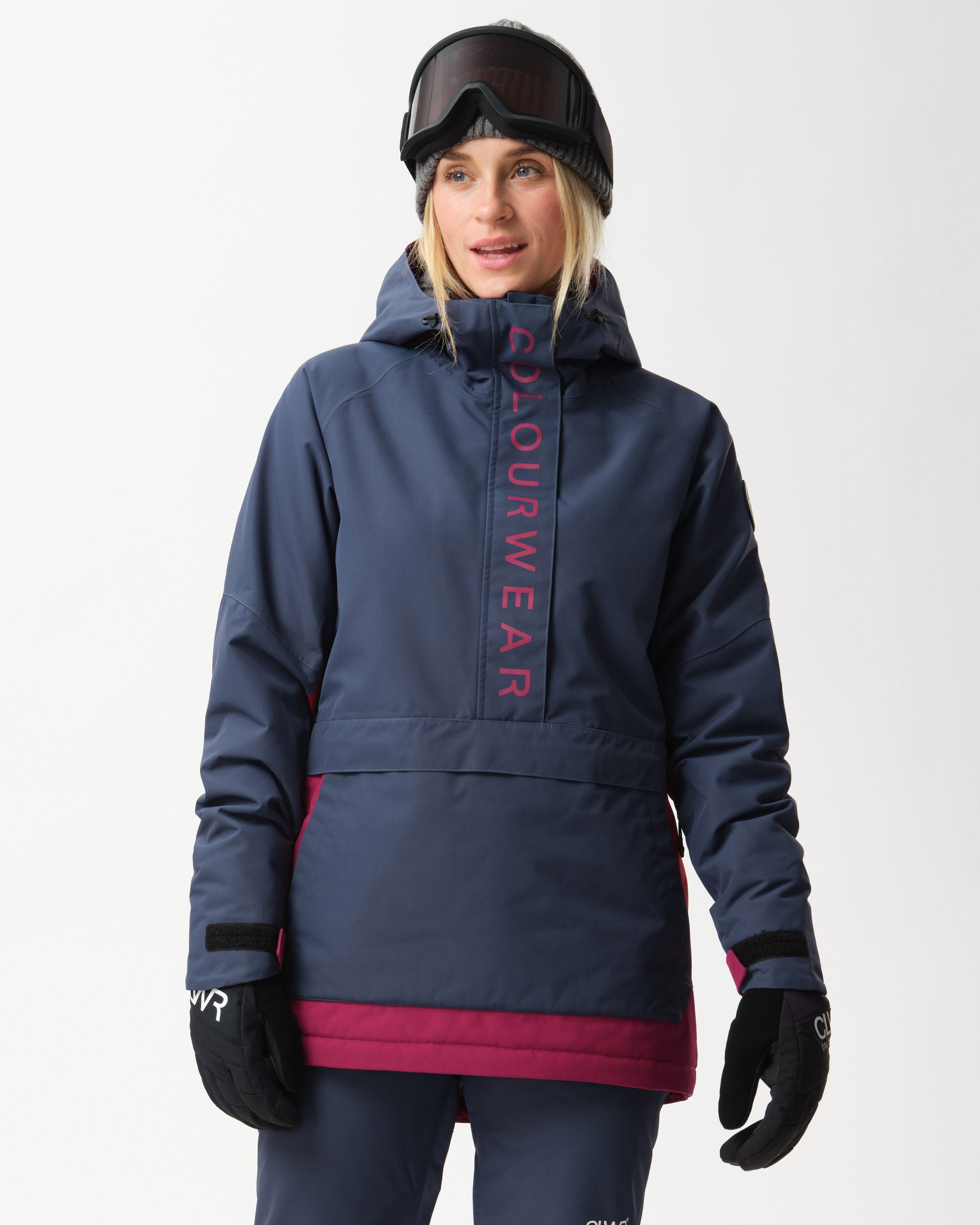 Signature Anorak Dam - Marinblå