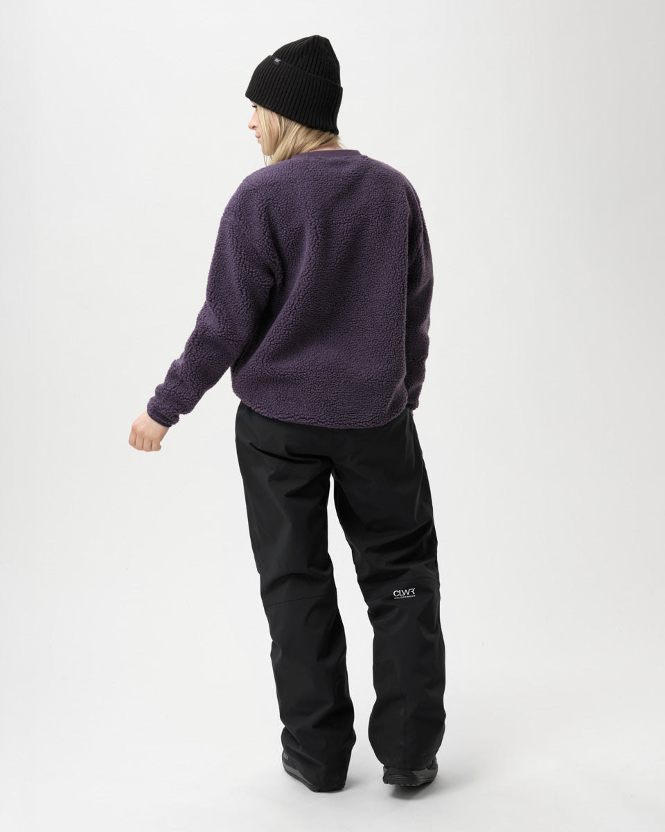 W Snug Pile Crew - Dusty Purple