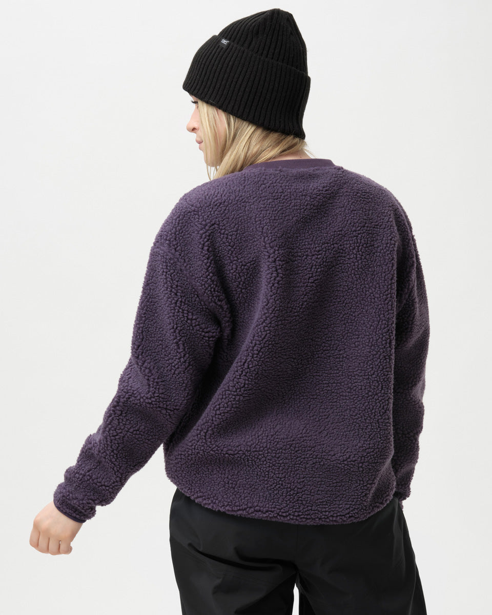 W Snug Pile Crew - Dusty Purple