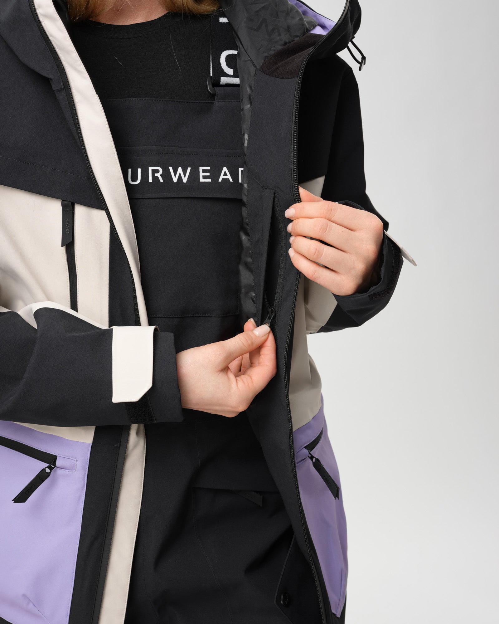 Transfer Jacket 3L Women - Taupe