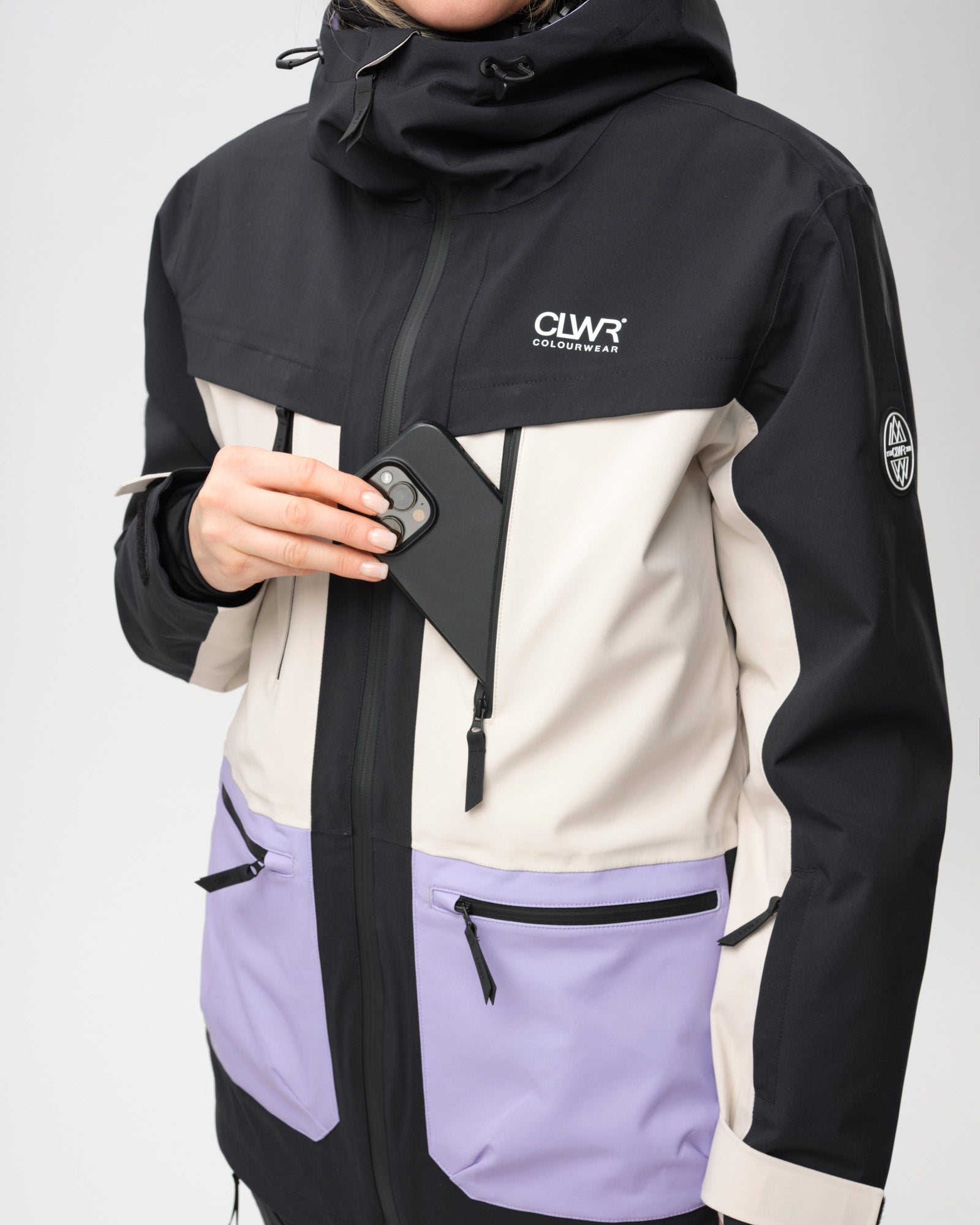 Transfer Jacket 3L Women - Taupe