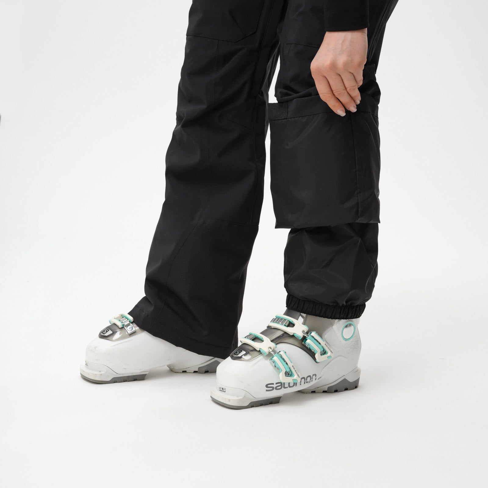 Elastic snow gaiters