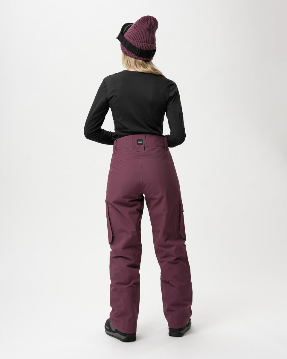 Cargo Pants Women - Deep Cherry