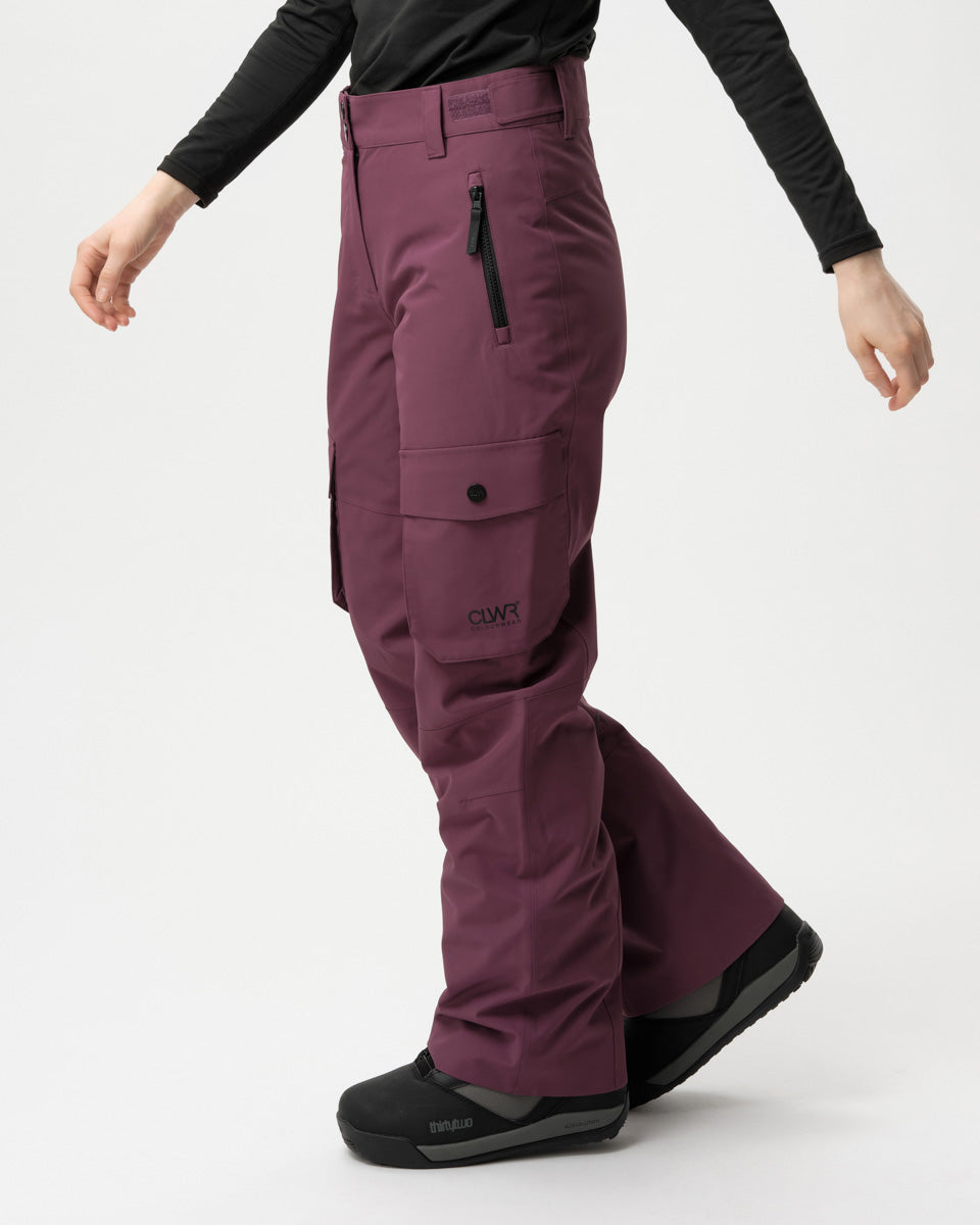 Cargo Pants Women - Deep Cherry