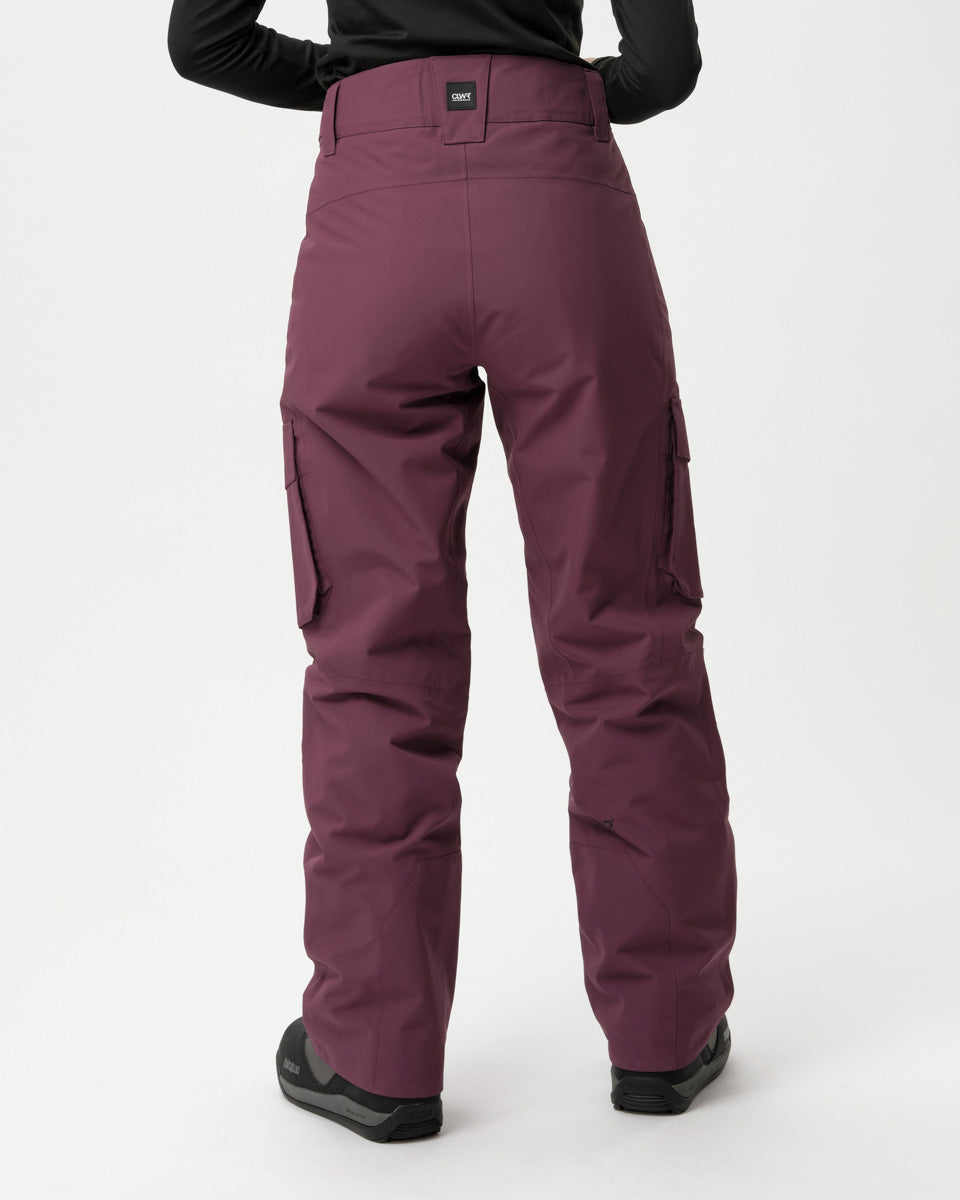 Cargo Pants Women - Deep Cherry