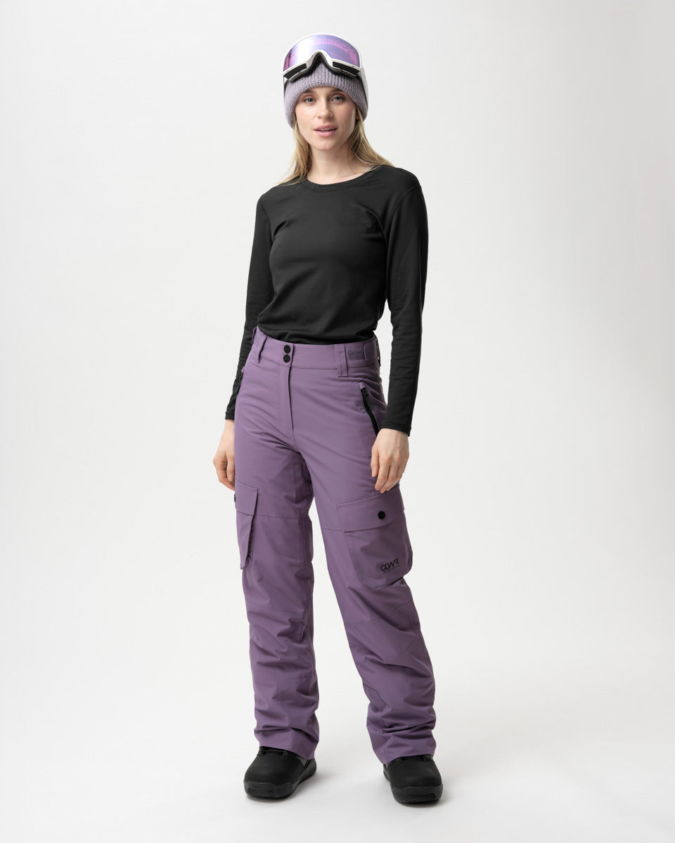 Cargo Pants Women - Dusty Purple