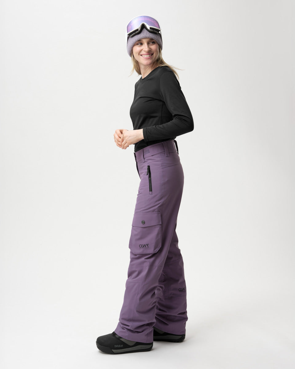 Cargo Pants Women - Dusty Purple