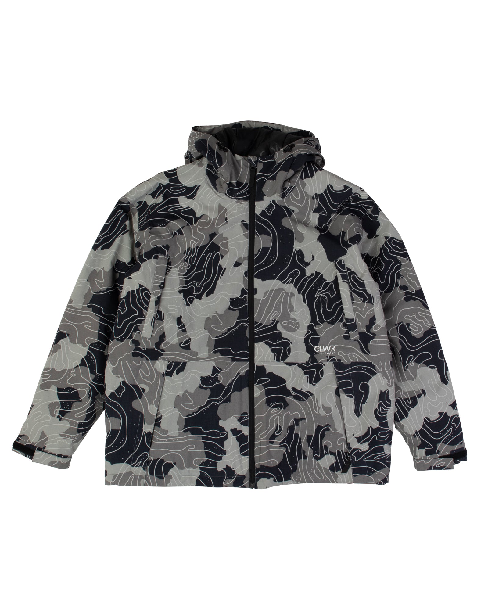 Box Jacket - Svart Karta