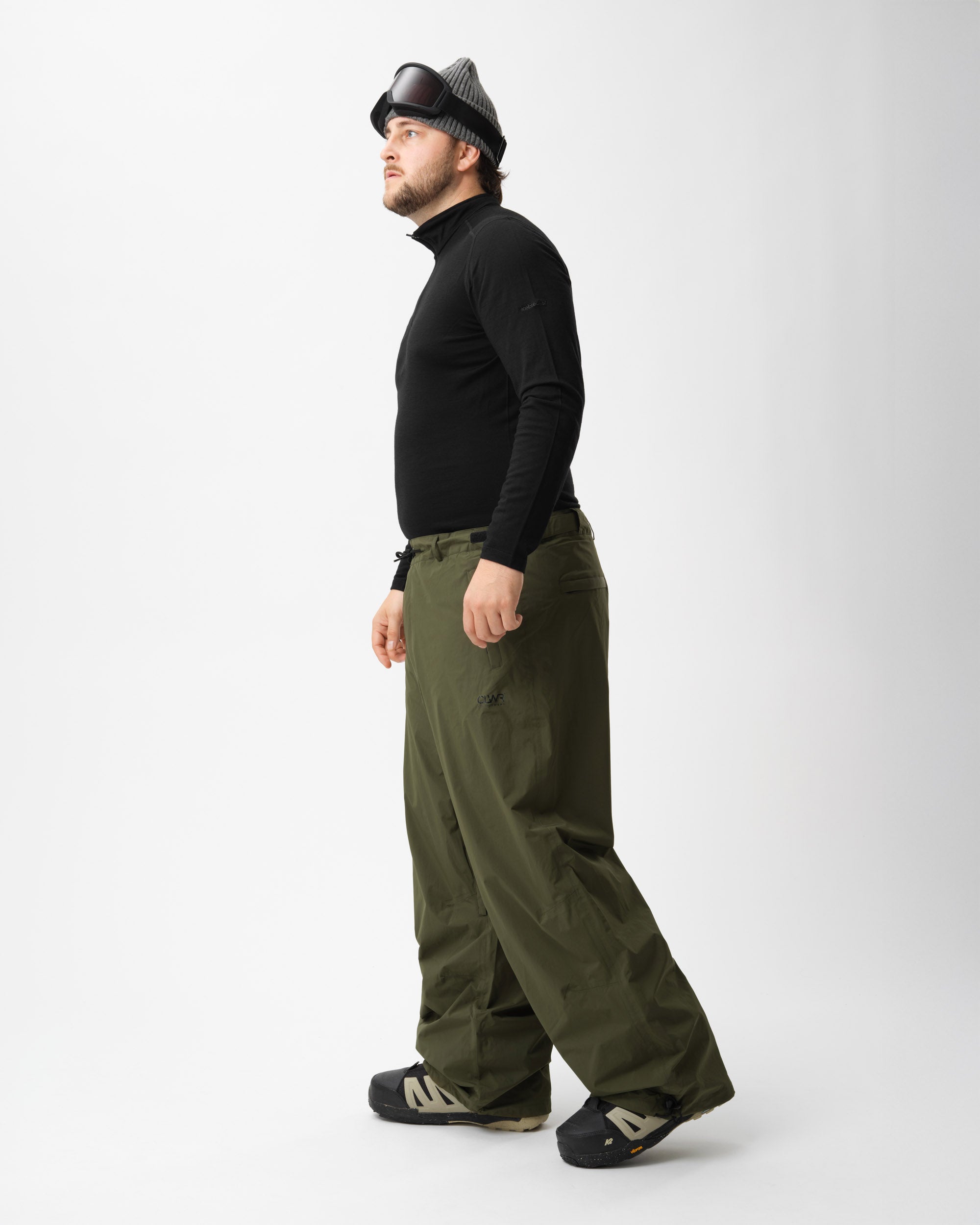 Box Pants - Dark Olive
