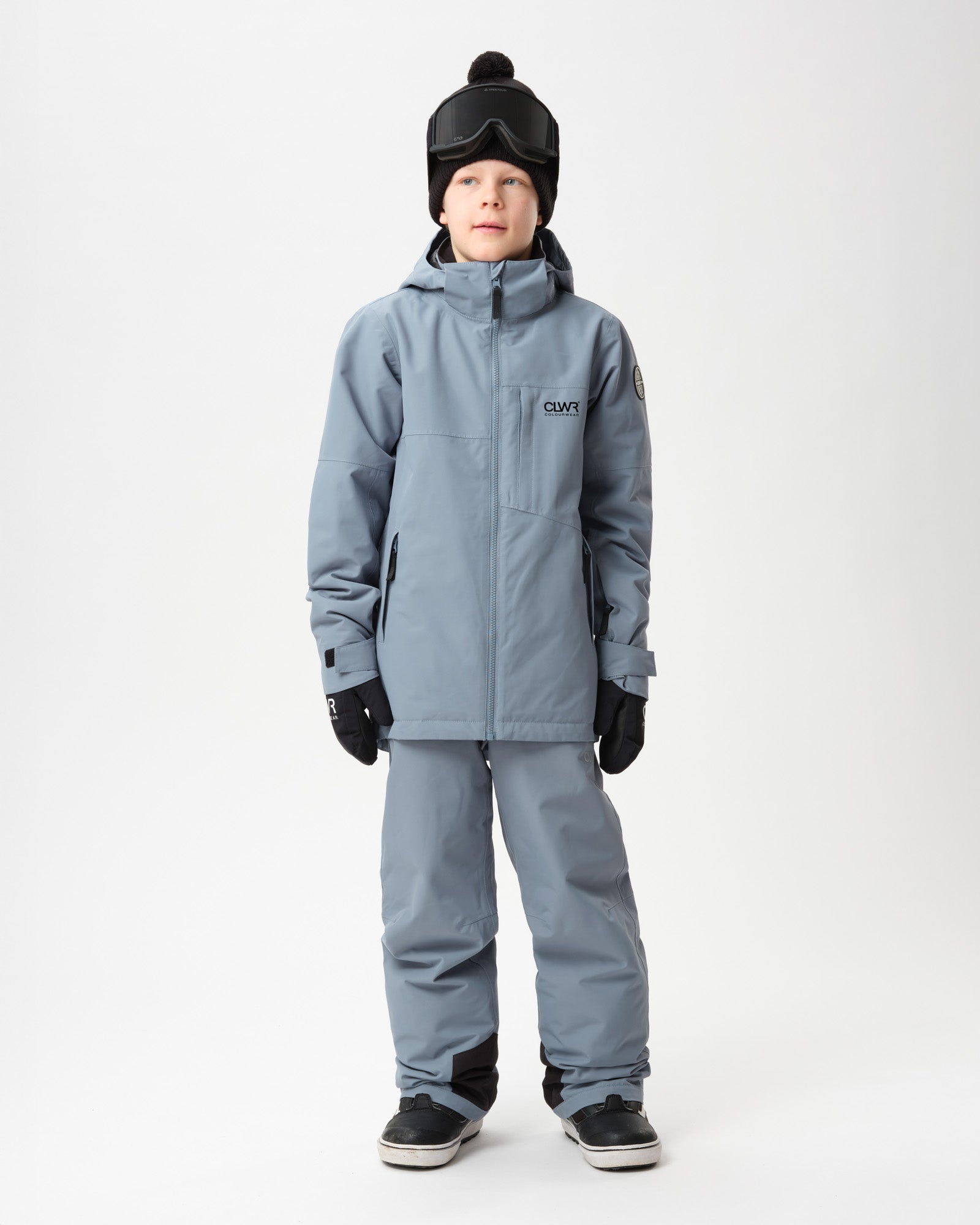 Pow Jacket Junior - Grey Blue