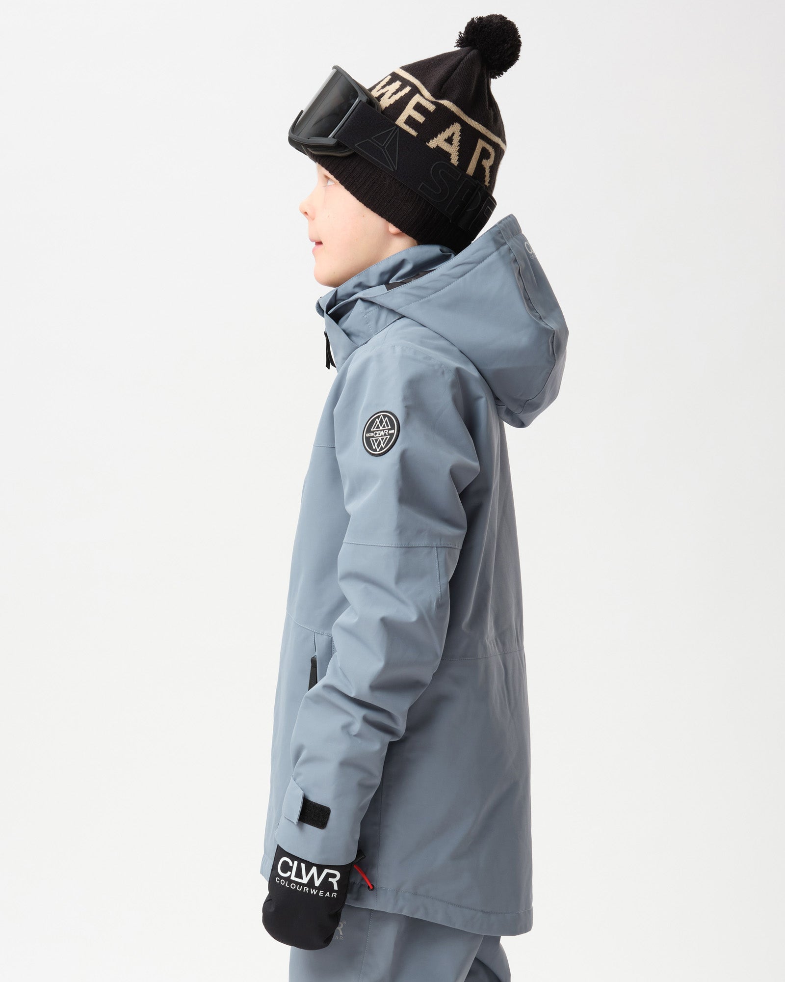 Pow Jacket Junior - Grey Blue